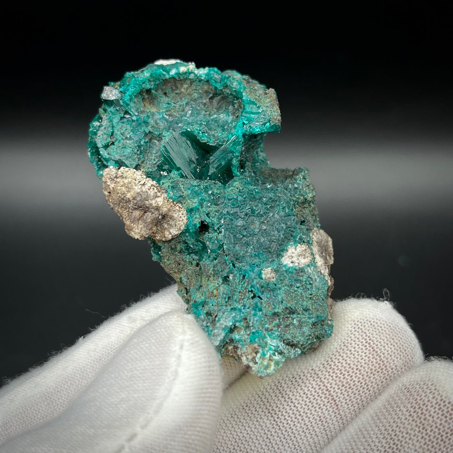 Natural Namibian Dioptase Crystal - Collector-Grade Specimen