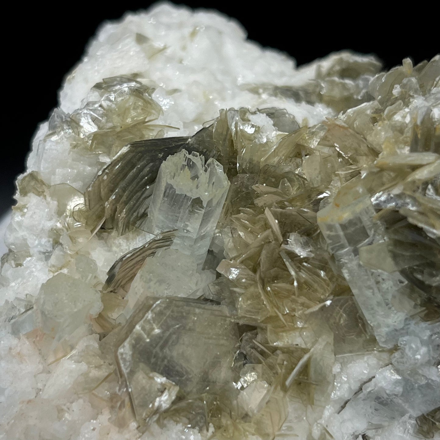 Etched Aquamarine on Matrix