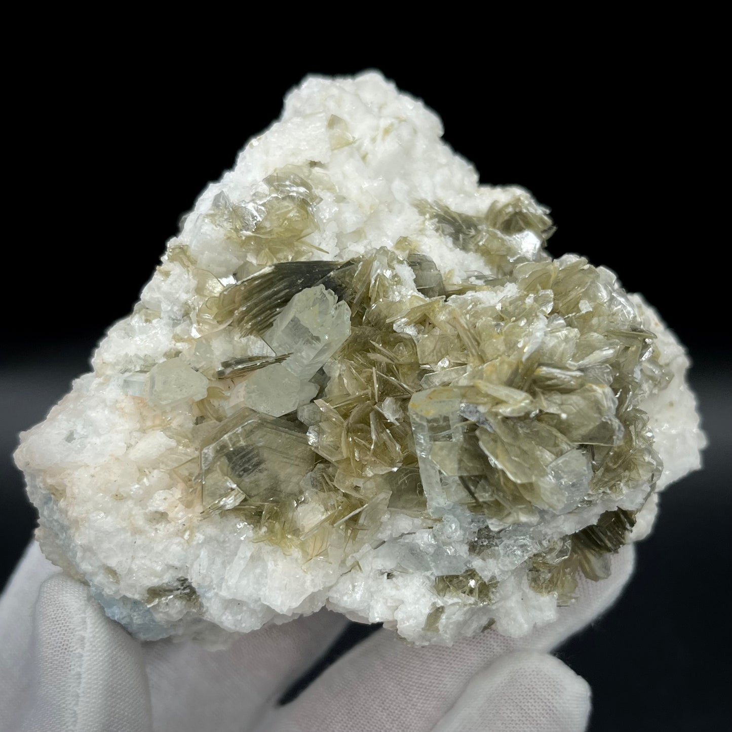 Etched Aquamarine on Matrix