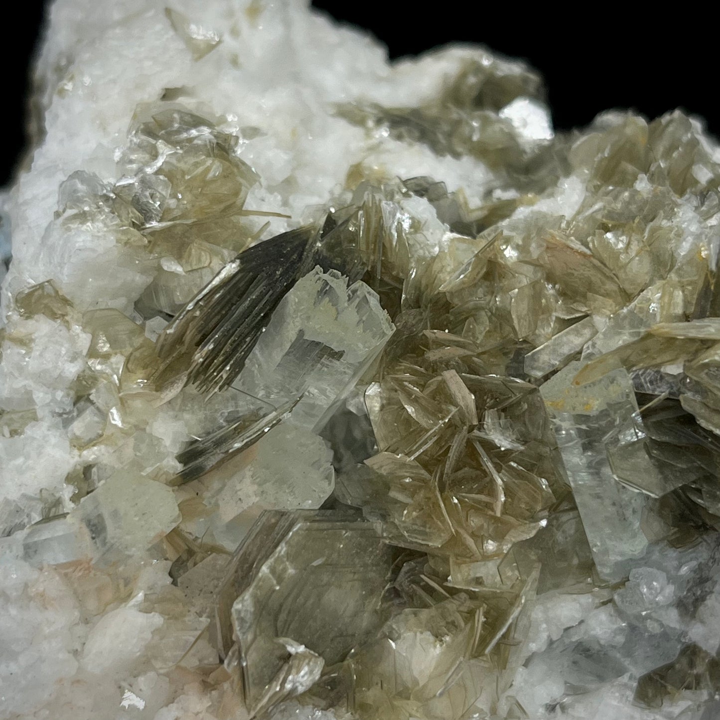 Etched Aquamarine on Matrix