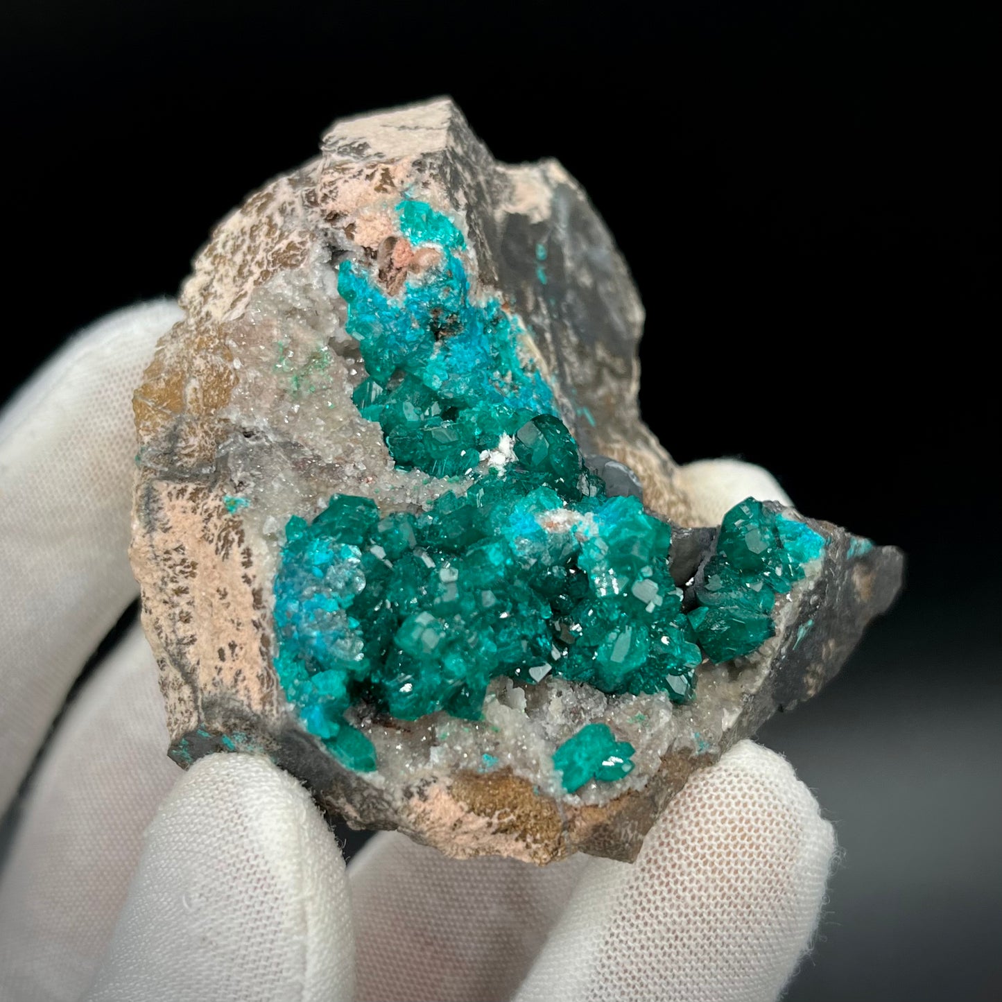 Natural Namibian Dioptase Crystal - Collector-Grade Specimen