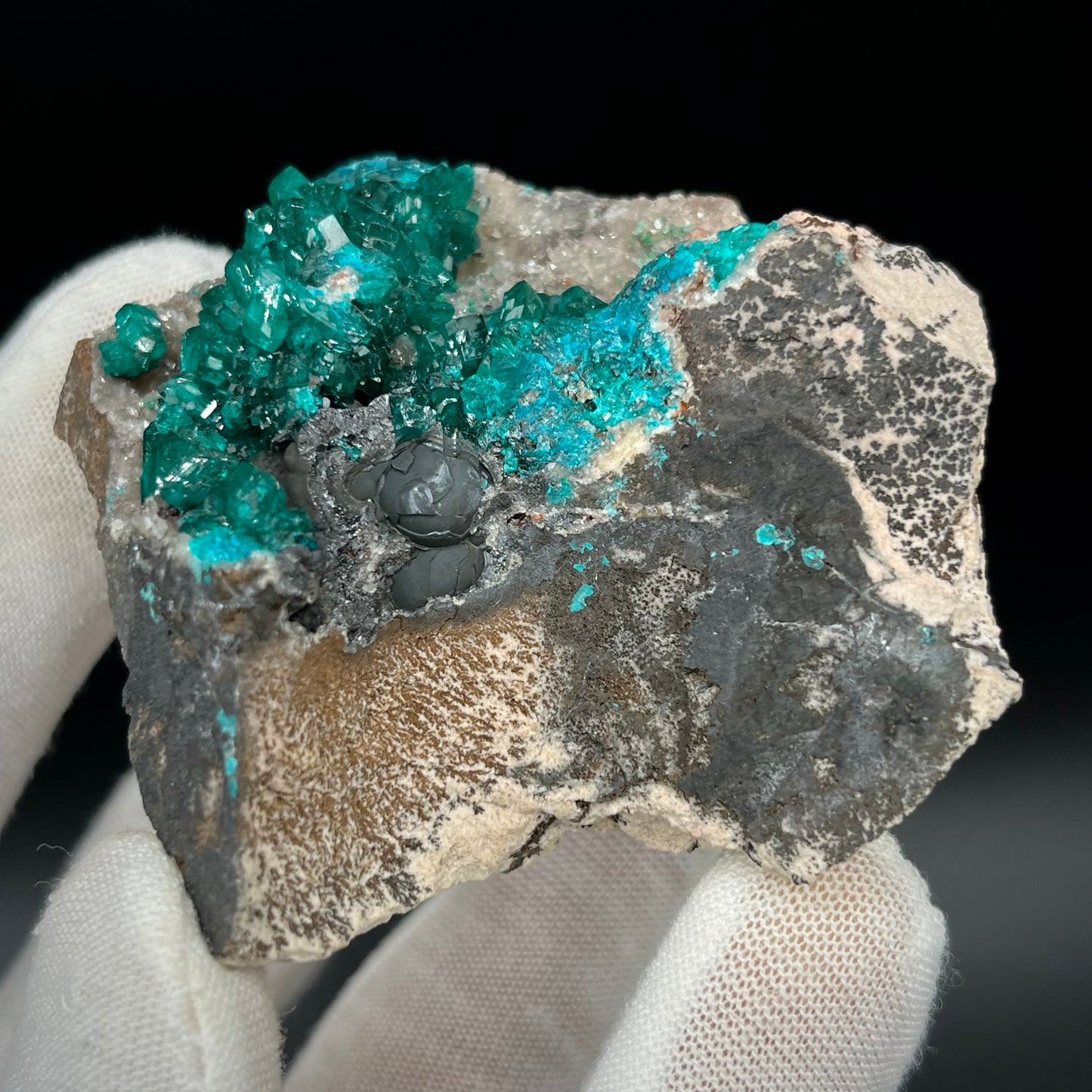 Natural Namibian Dioptase Crystal - Collector-Grade Specimen