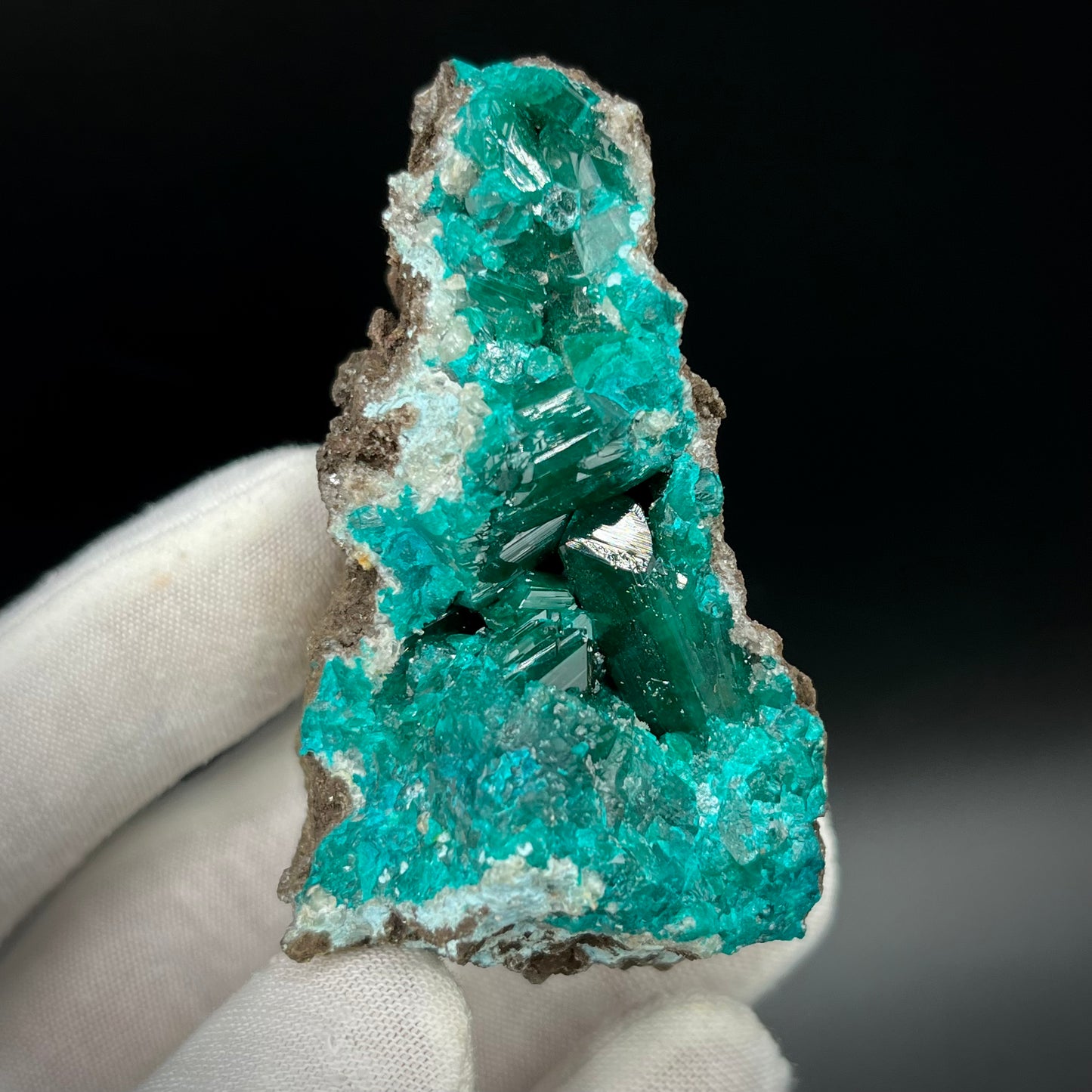 Natural Namibian Dioptase Crystal - Collector-Grade Specimen