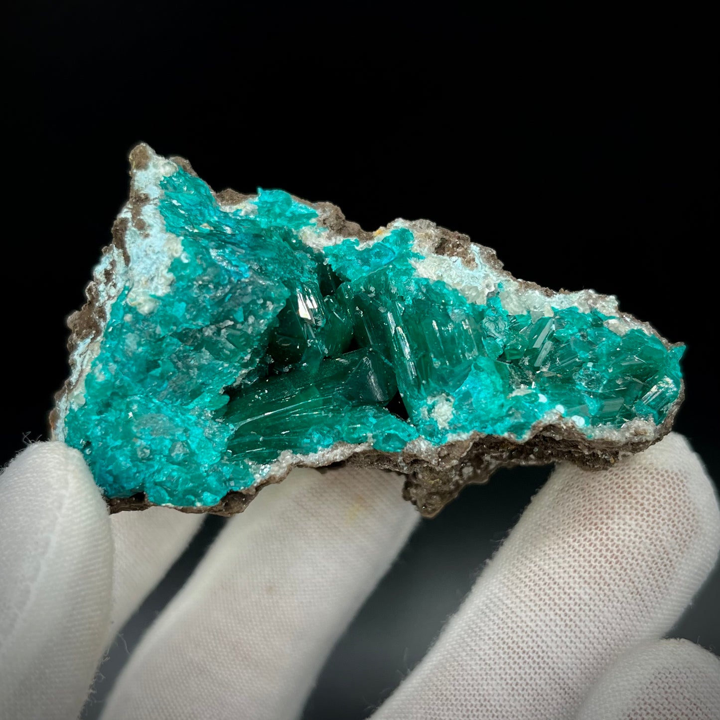 Natural Namibian Dioptase Crystal - Collector-Grade Specimen