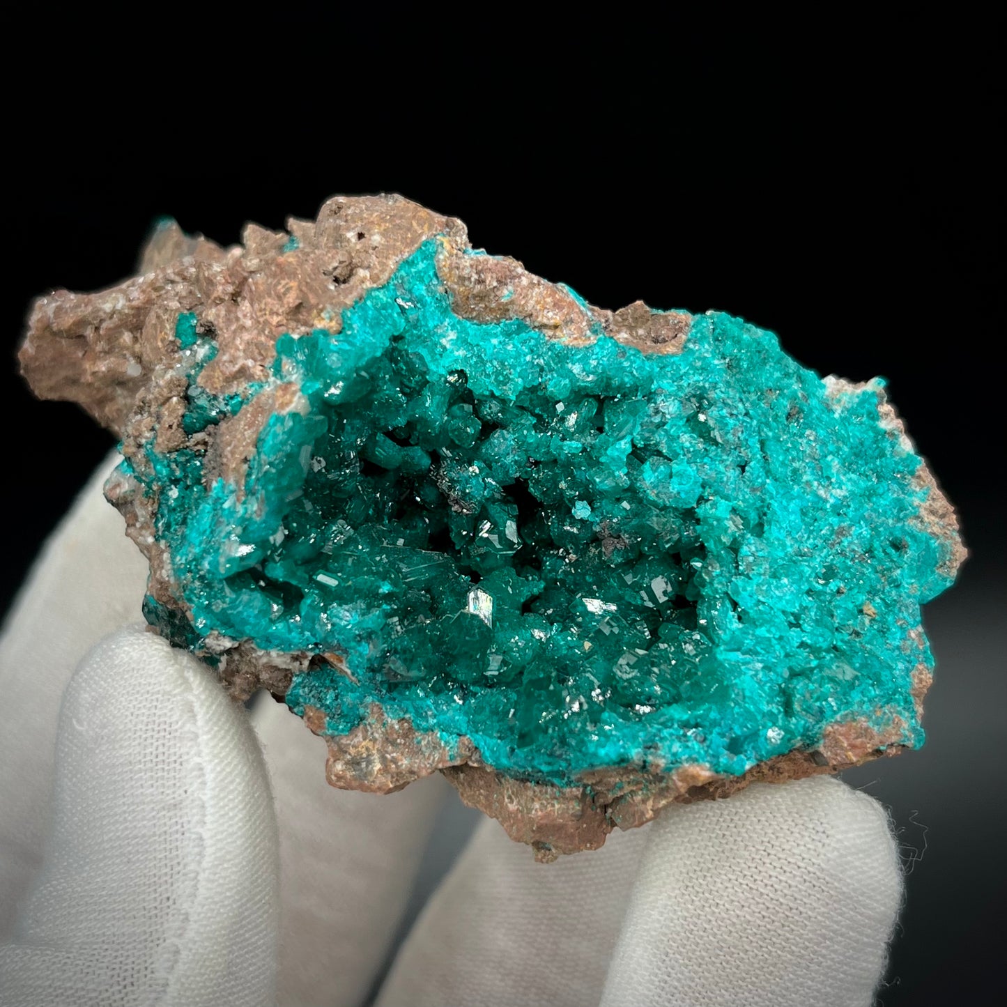Natural Namibian Dioptase Crystal - Collector-Grade Specimen