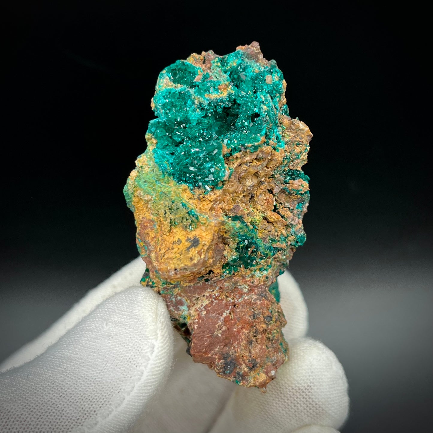 Natural Namibian Dioptase Crystal - Collector-Grade Specimen