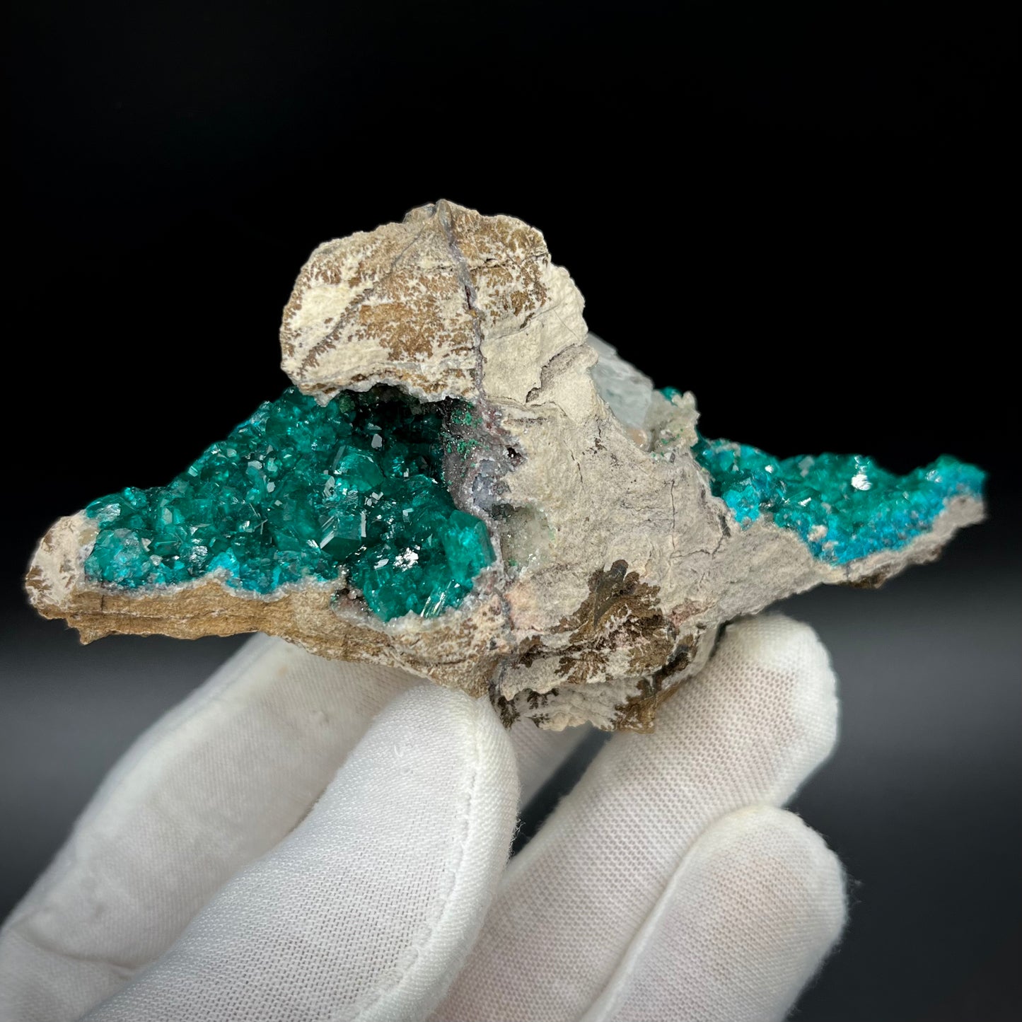 Natural Namibian Dioptase Crystal - Collector-Grade Specimen