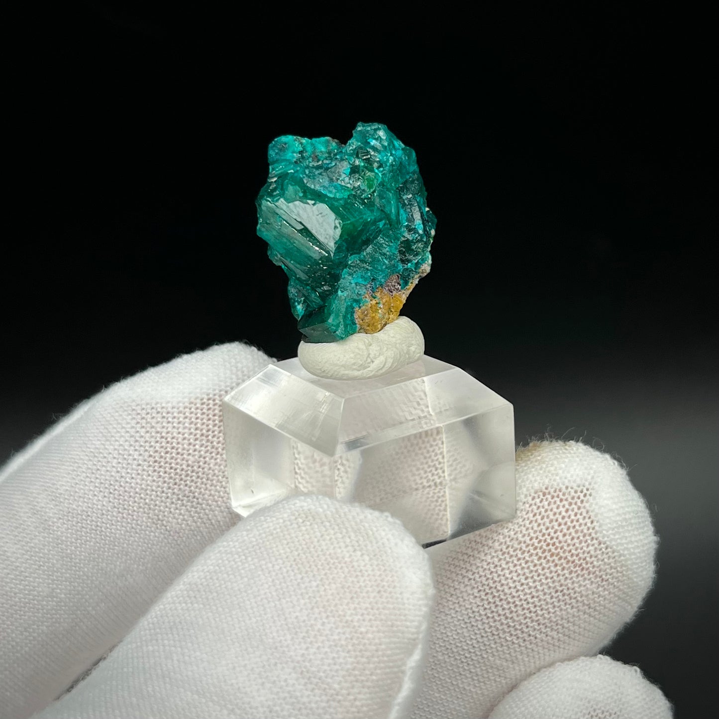 Natural Namibian Dioptase Crystal - Collector-Grade Specimen