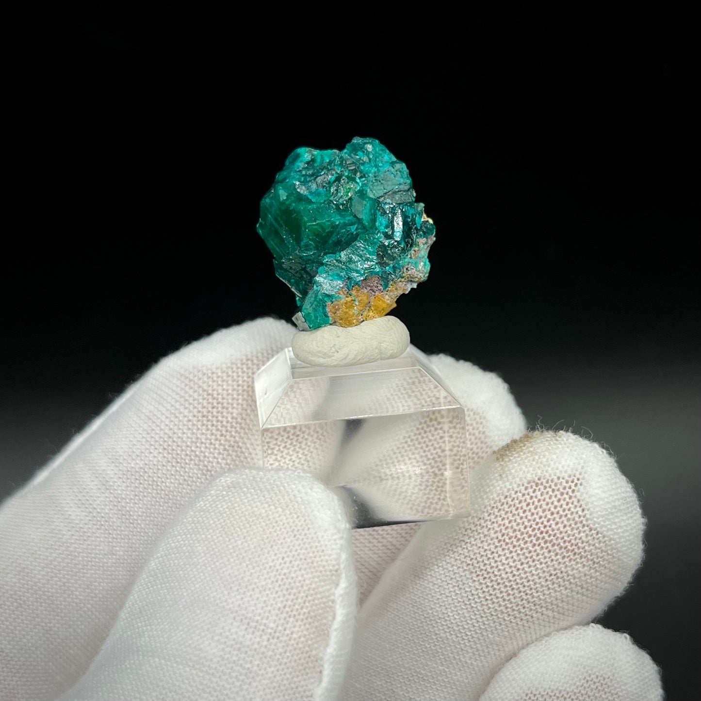 Natural Namibian Dioptase Crystal - Collector-Grade Specimen