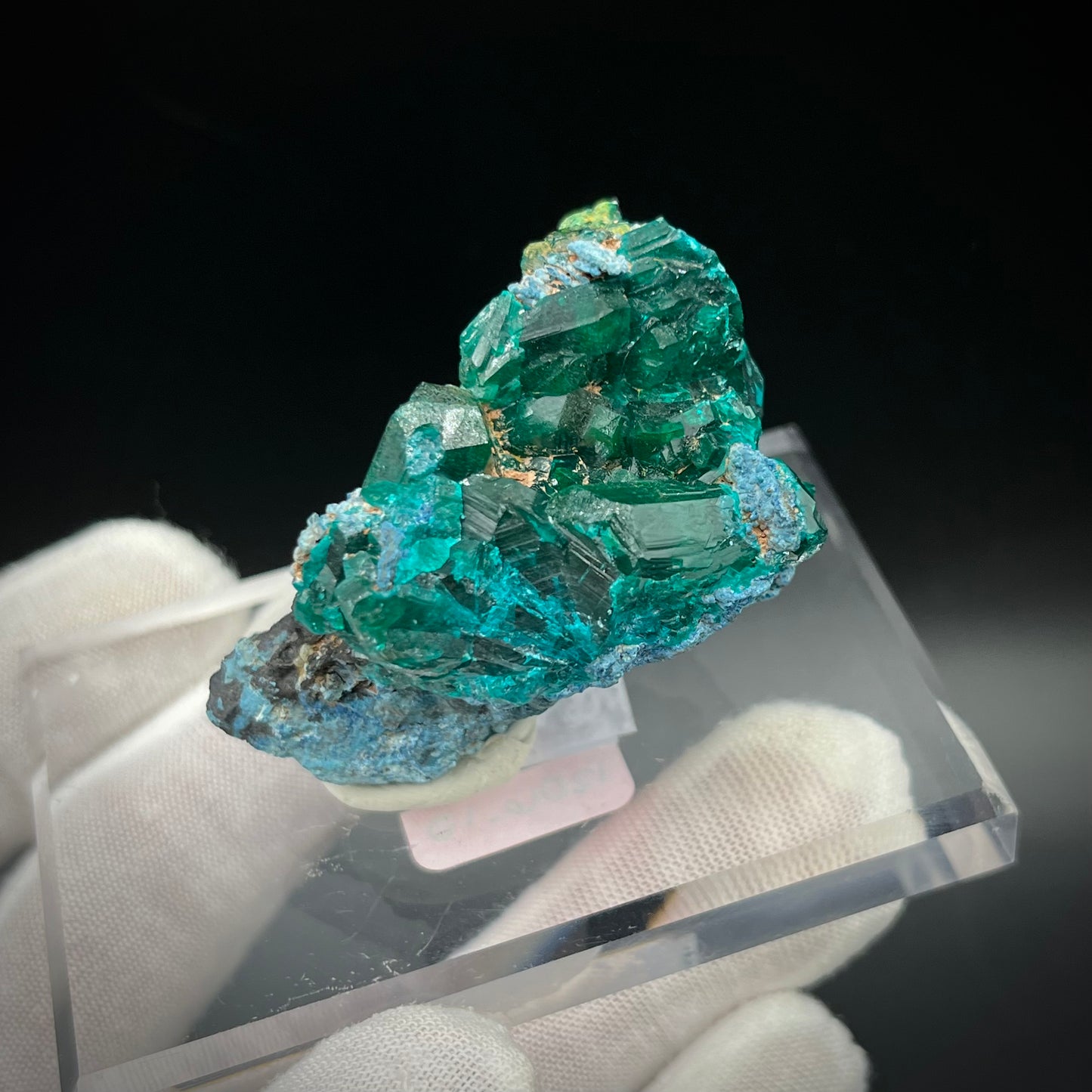 Natural Namibian Dioptase Crystal - Collector-Grade Specimen