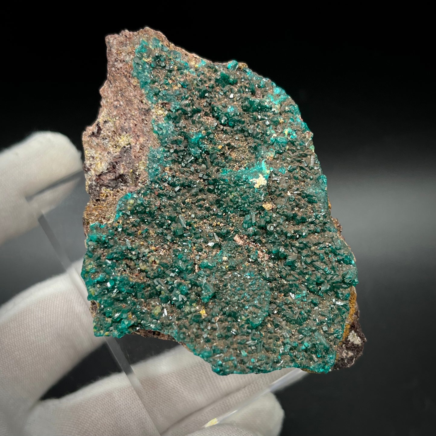 Natural Namibian Dioptase Crystal - Collector-Grade Specimen