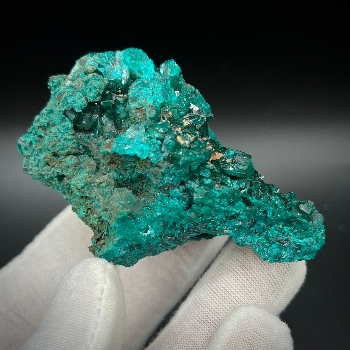 Natural Namibian Dioptase Crystal - Collector-Grade Specimen