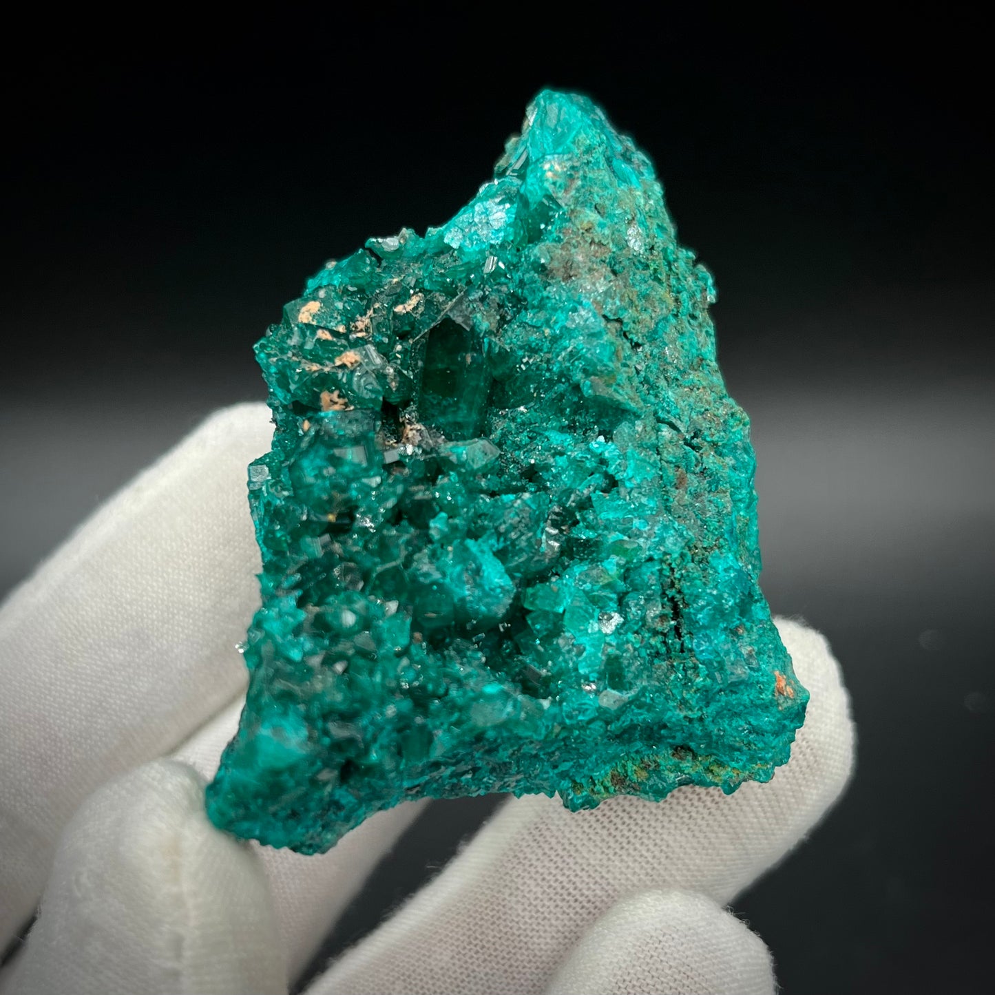 Natural Namibian Dioptase Crystal - Collector-Grade Specimen