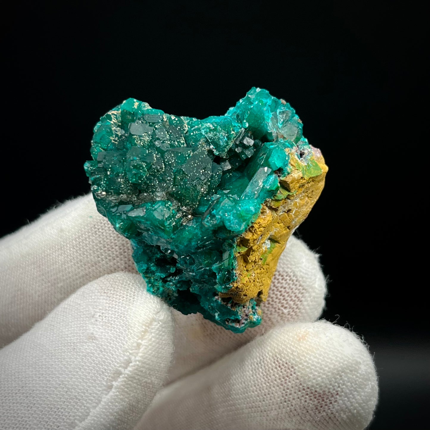 Natural Namibian Dioptase Crystal - Collector-Grade Specimen