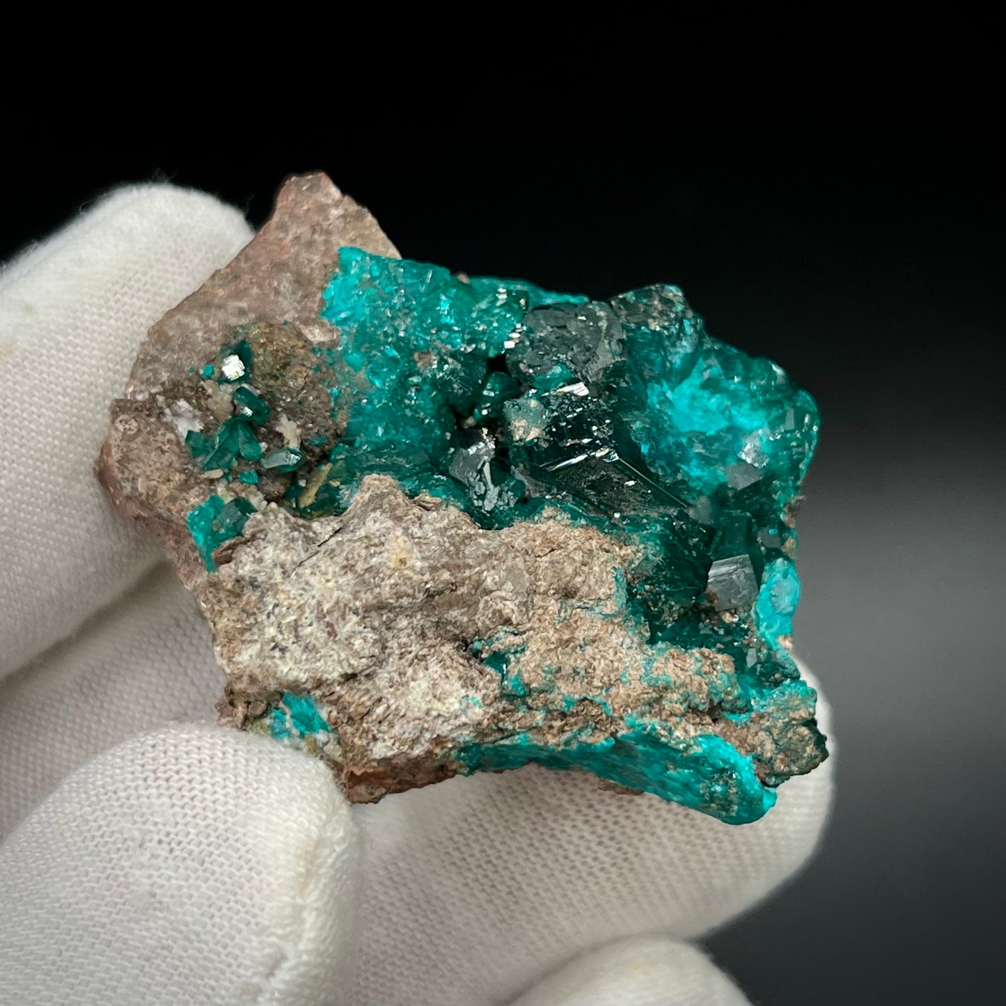 Natural Namibian Dioptase Crystal - Collector-Grade Specimen