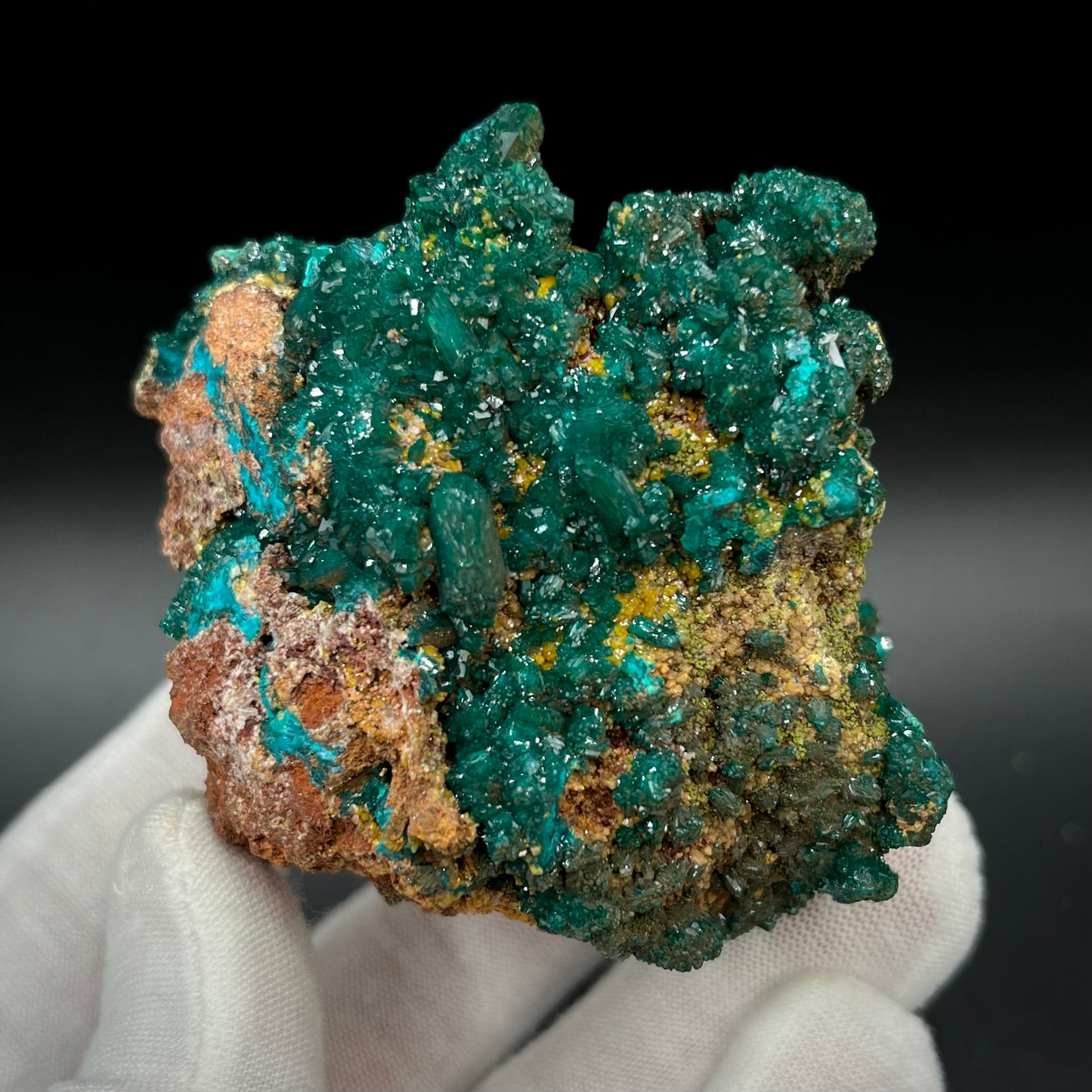 Natural Namibian Dioptase Crystal - Collector-Grade Specimen