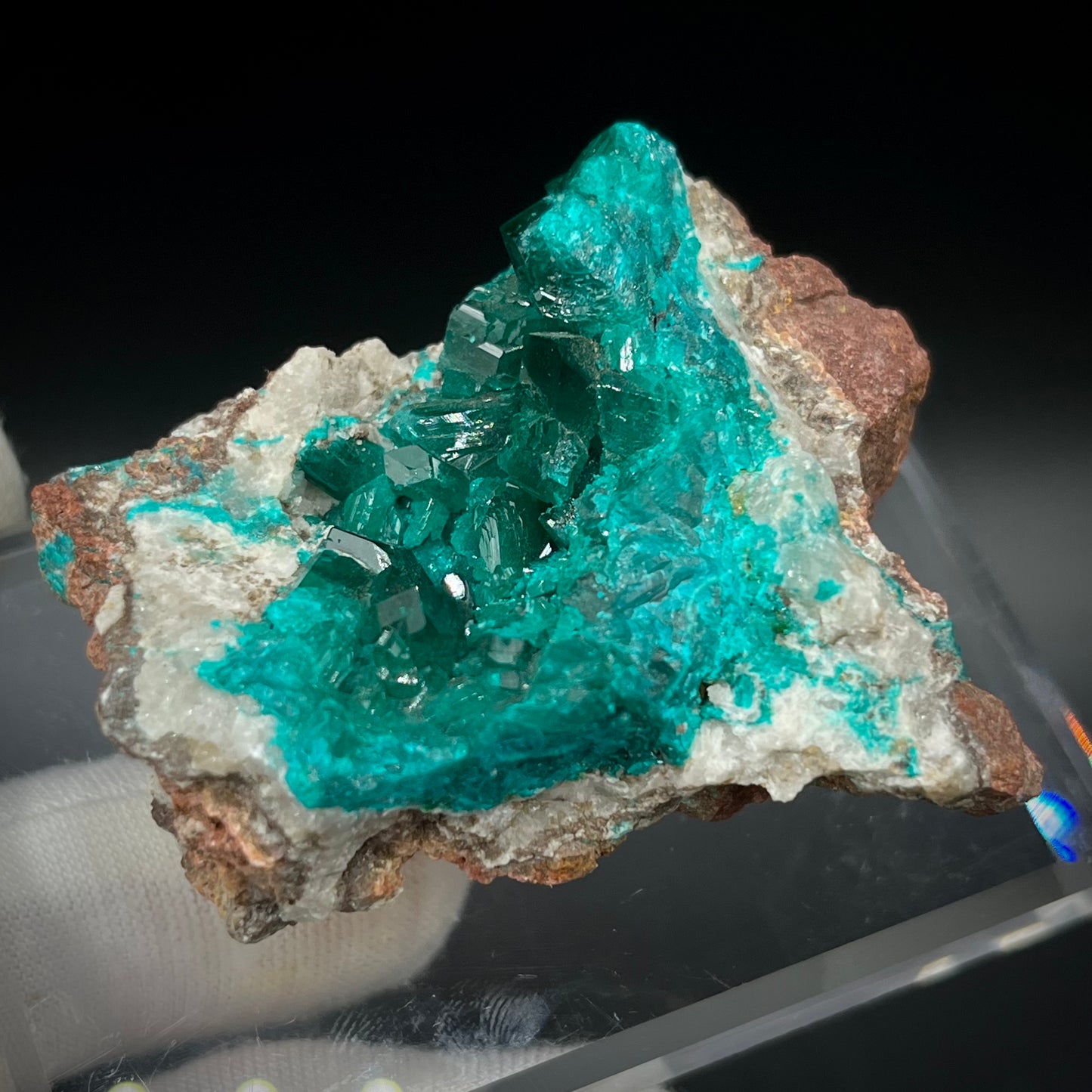 Natural Namibian Dioptase Crystal - Collector-Grade Specimen
