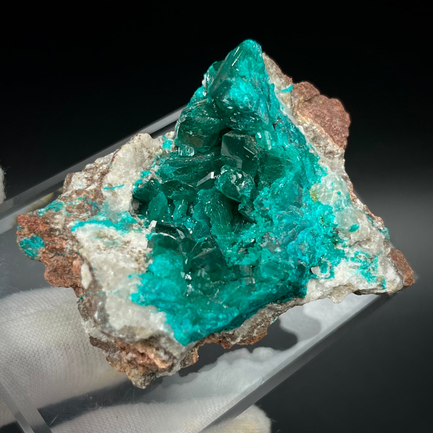 Natural Namibian Dioptase Crystal - Collector-Grade Specimen