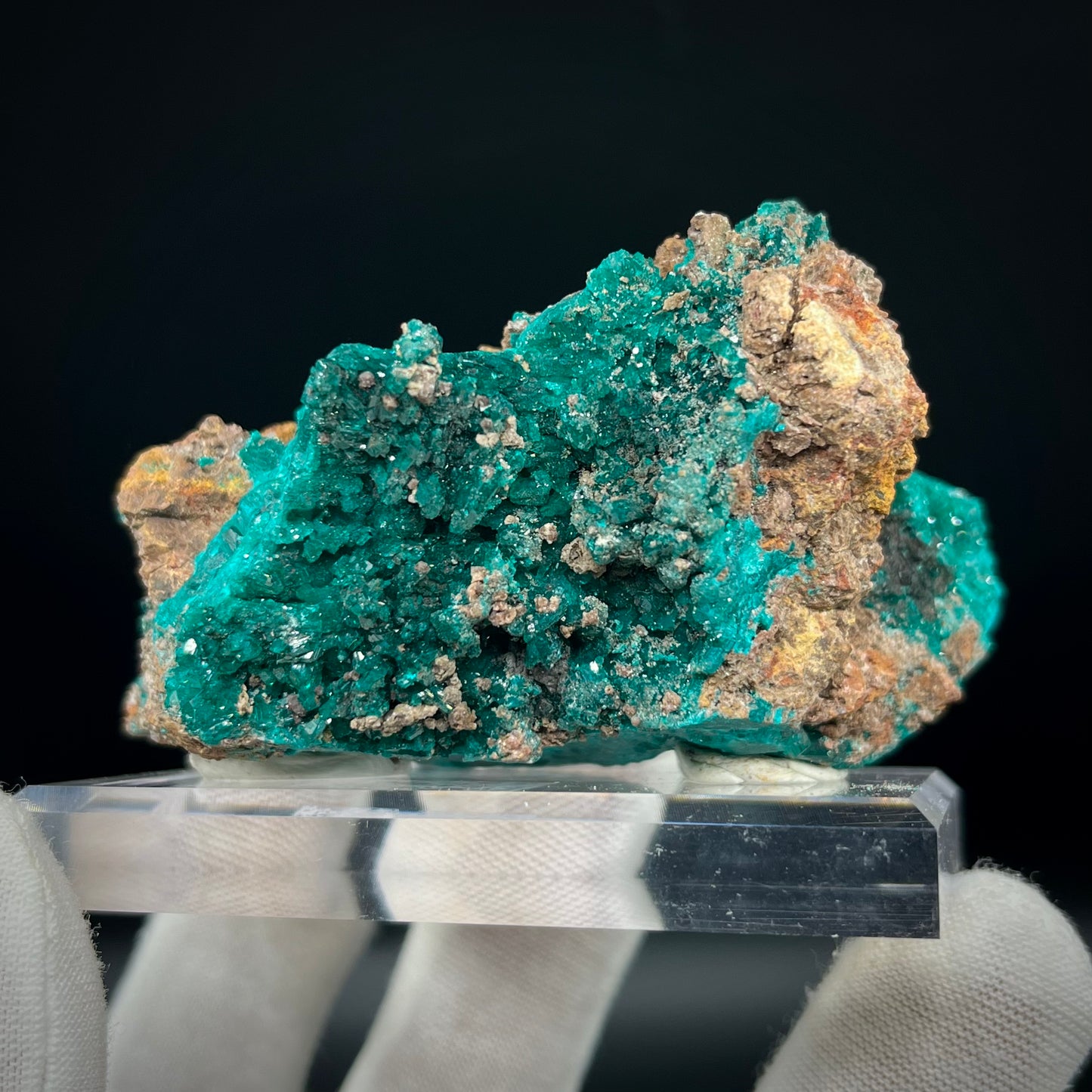 Natural Namibian Dioptase Crystal - Collector-Grade Specimen