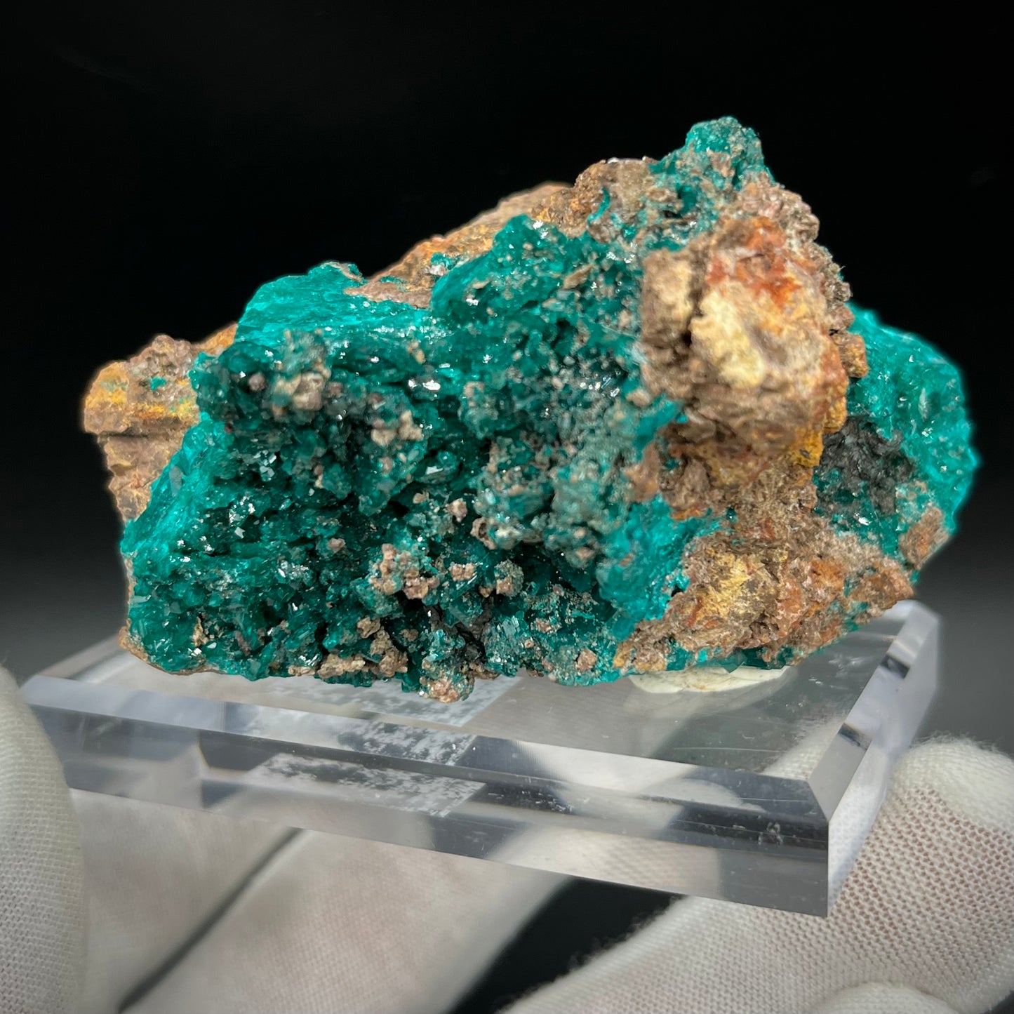 Natural Namibian Dioptase Crystal - Collector-Grade Specimen