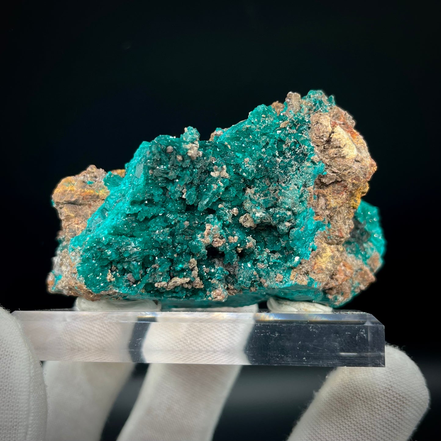 Natural Namibian Dioptase Crystal - Collector-Grade Specimen