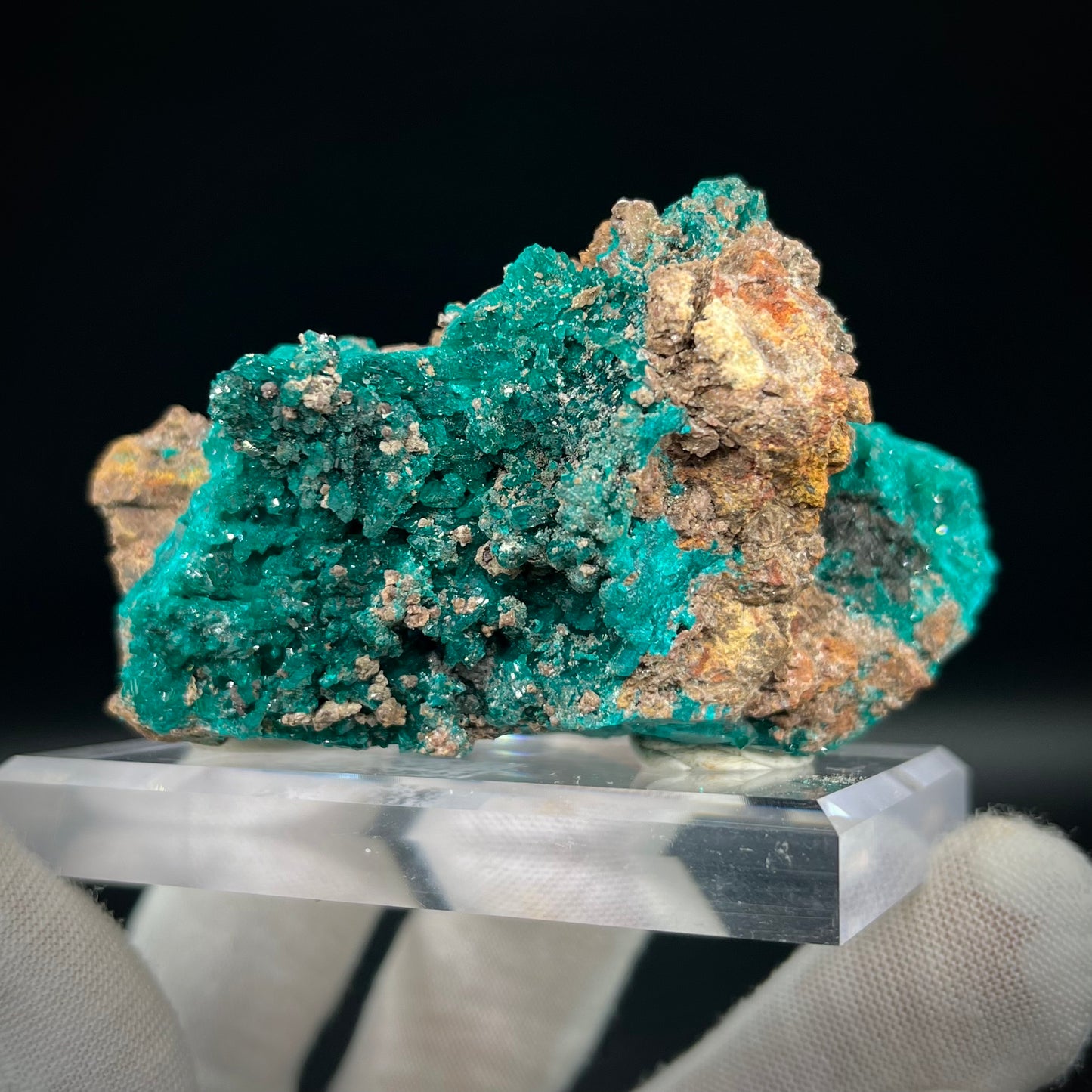 Natural Namibian Dioptase Crystal - Collector-Grade Specimen