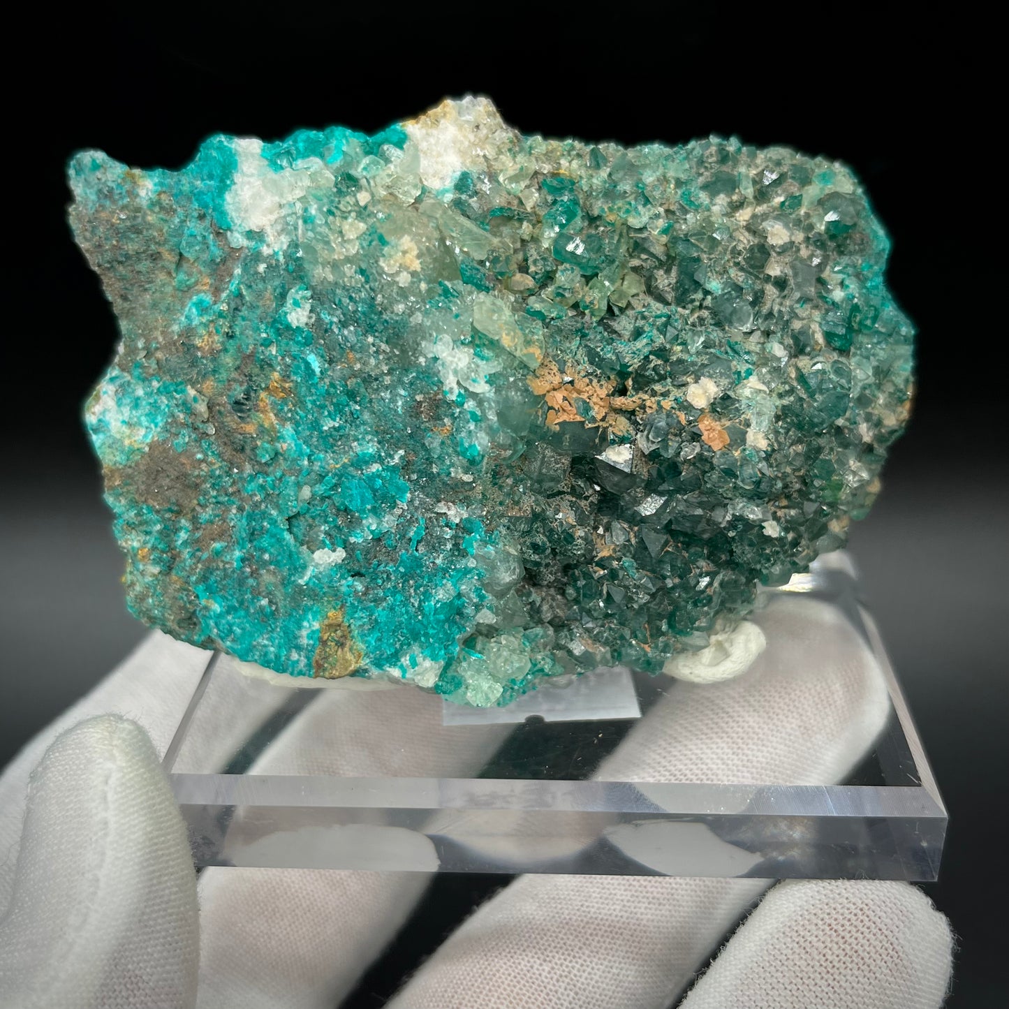 Natural Namibian Dioptase Crystal - Collector-Grade Specimen