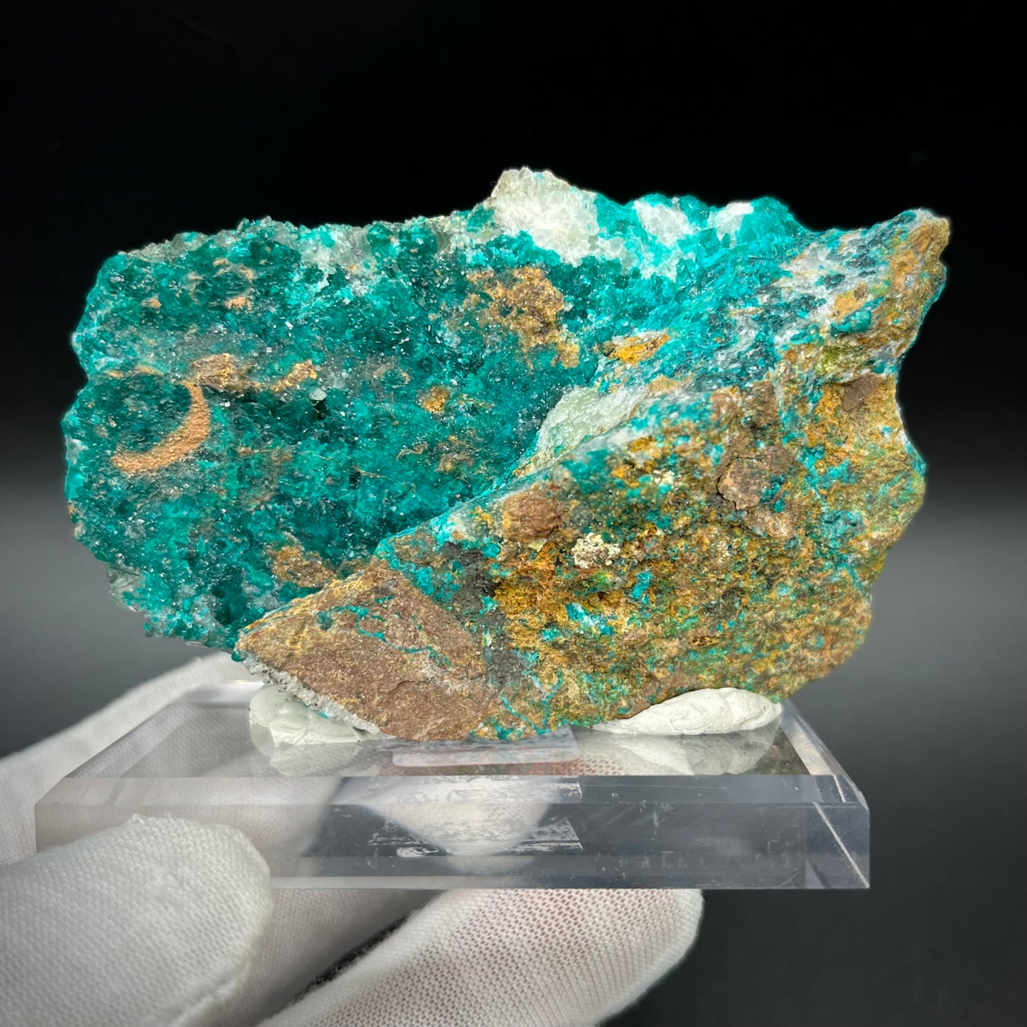 Natural Namibian Dioptase Crystal - Collector-Grade Specimen