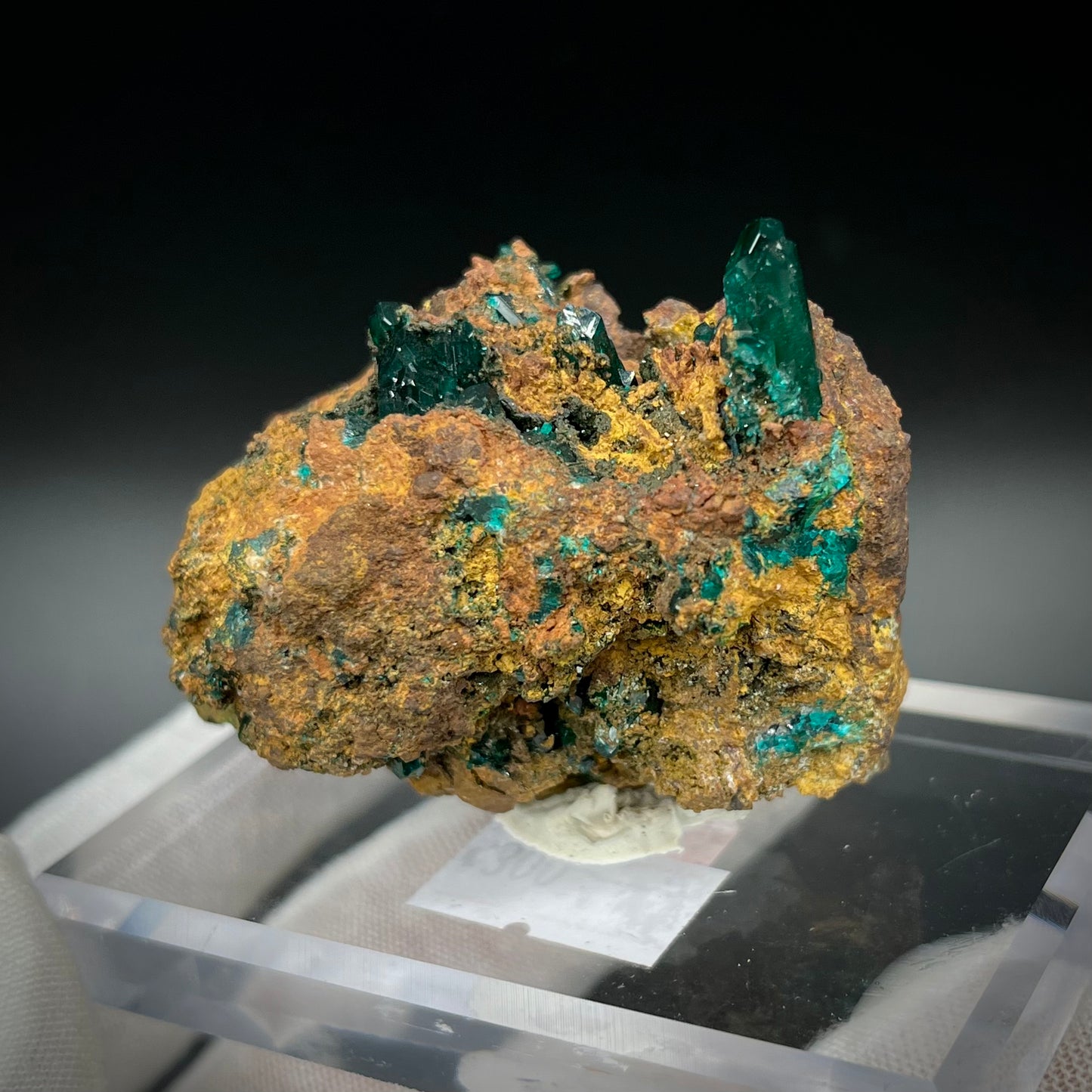 Natural Namibian Dioptase Crystal - Collector-Grade Specimen