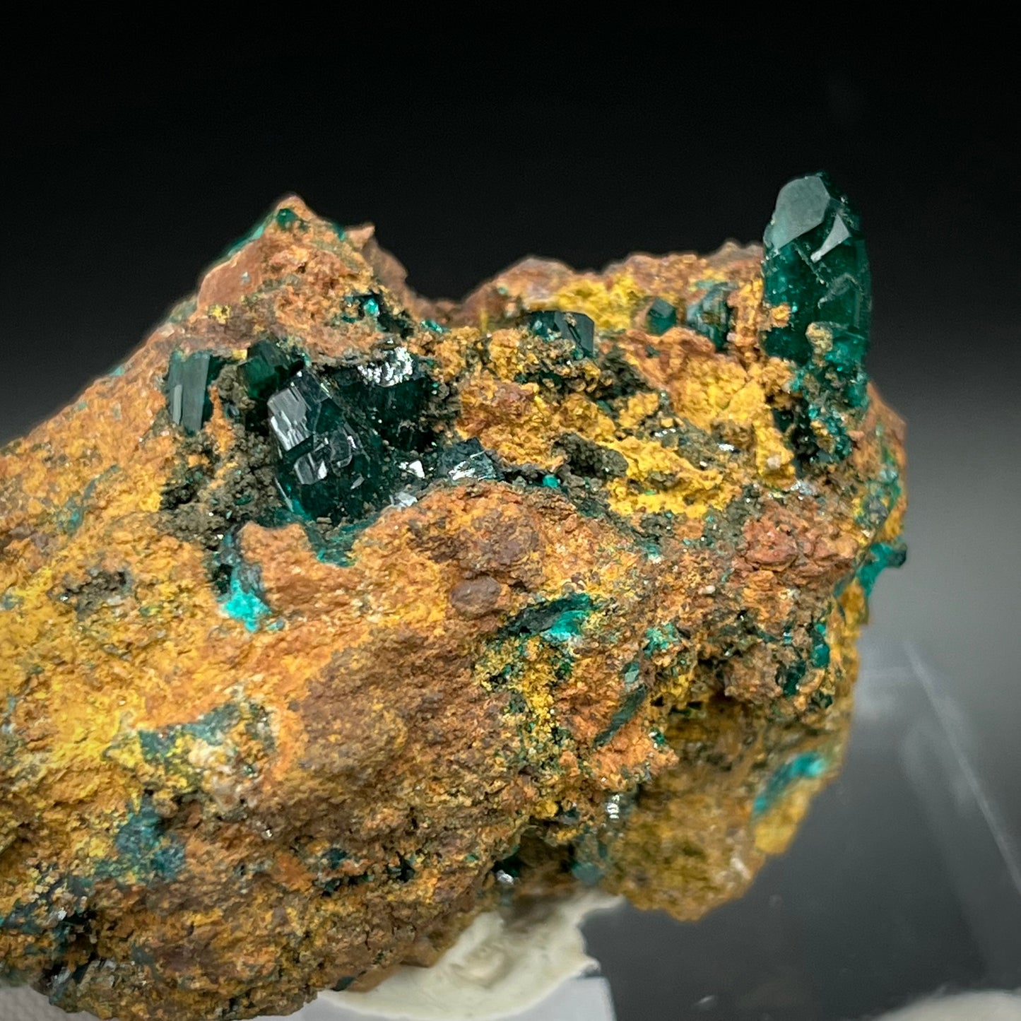 Natural Namibian Dioptase Crystal - Collector-Grade Specimen
