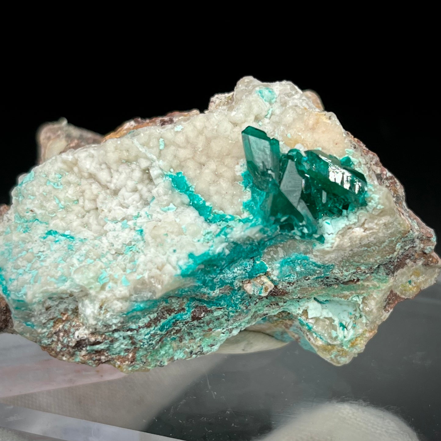 Natural Namibian Dioptase Crystal - Collector-Grade Specimen