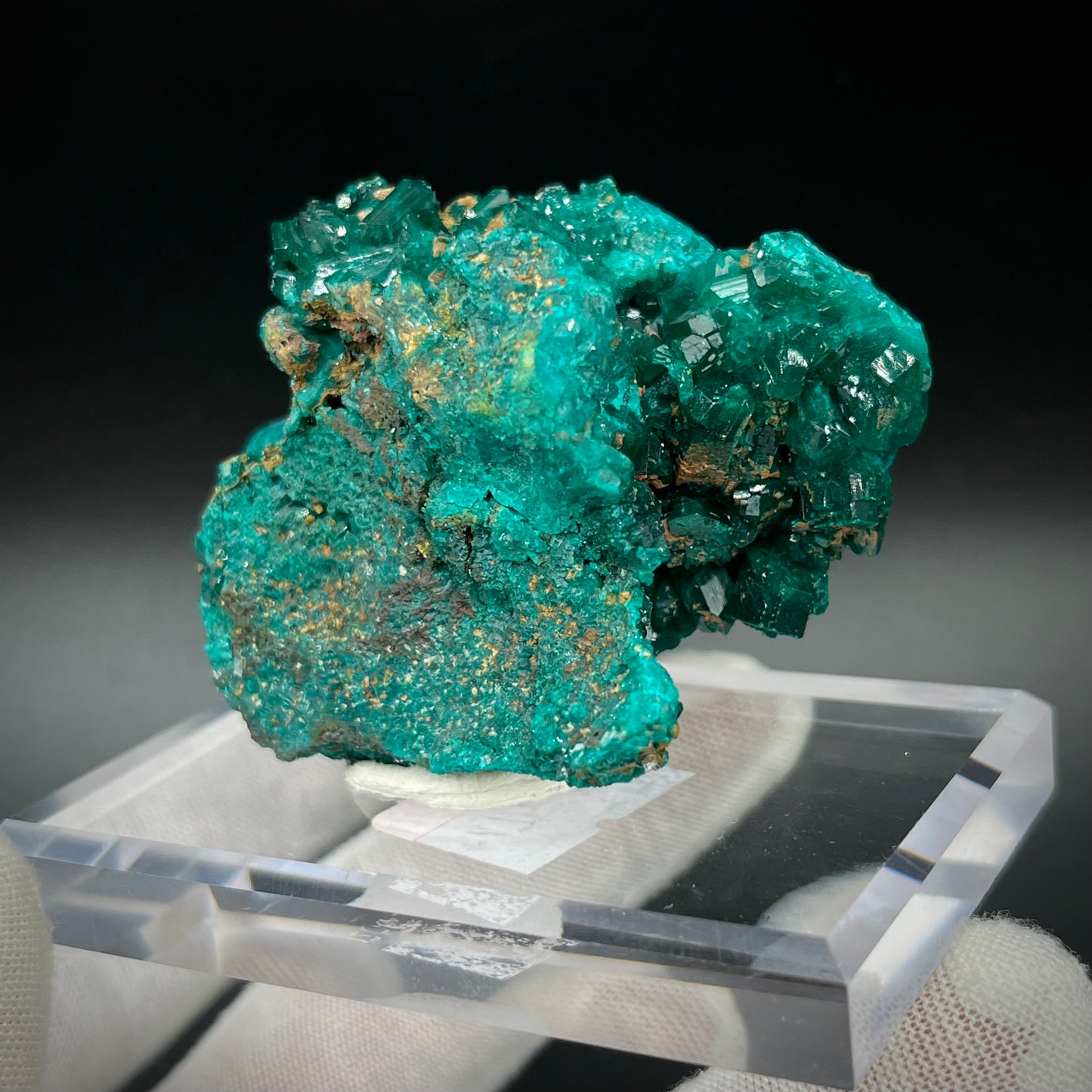 Natural Namibian Dioptase Crystal - Collector-Grade Specimen
