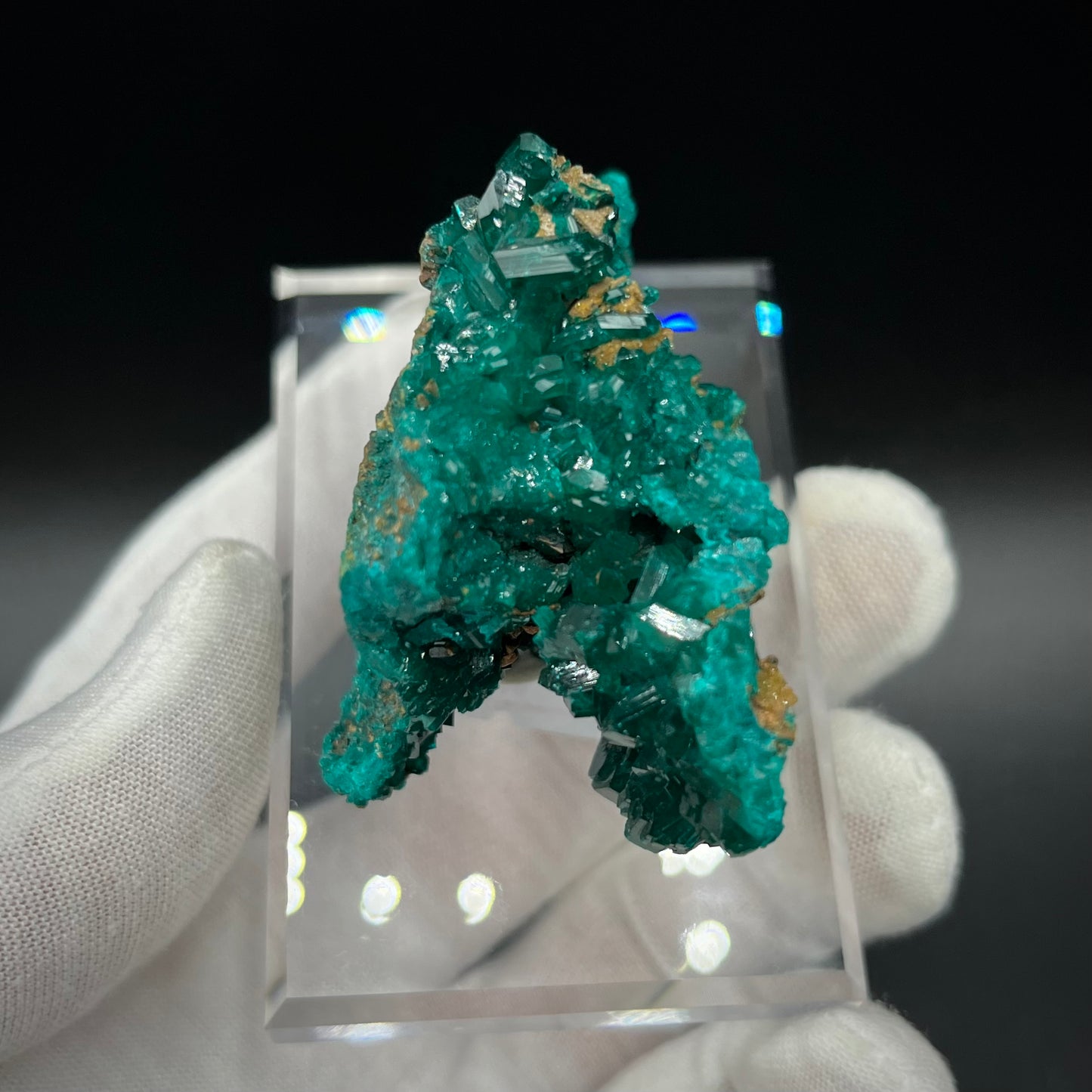 Natural Namibian Dioptase Crystal - Collector-Grade Specimen