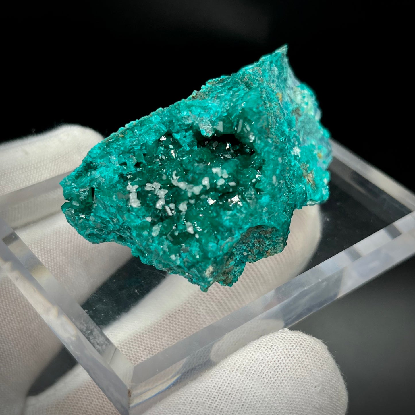 Natural Namibian Dioptase Crystal - Collector-Grade Specimen