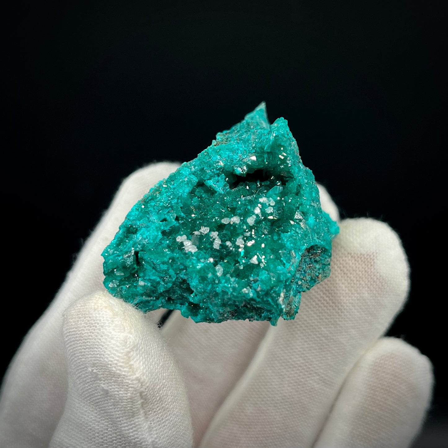 Natural Namibian Dioptase Crystal - Collector-Grade Specimen