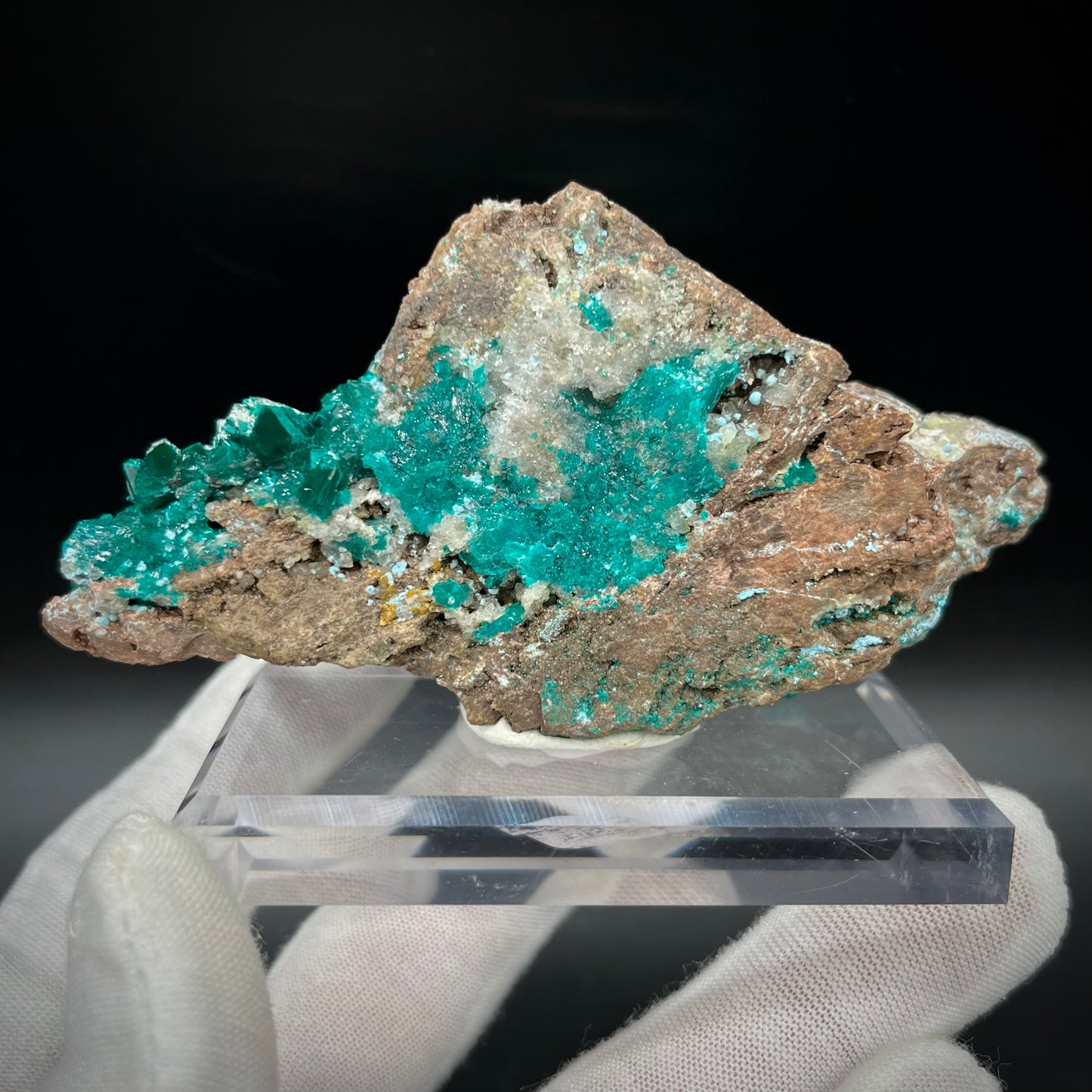 Natural Namibian Dioptase Crystal - Collector-Grade Specimen