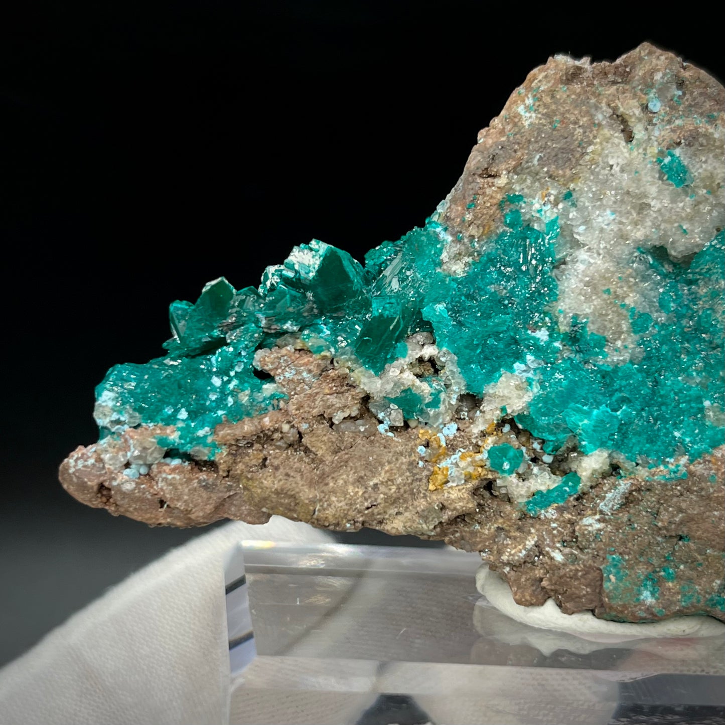 Natural Namibian Dioptase Crystal - Collector-Grade Specimen