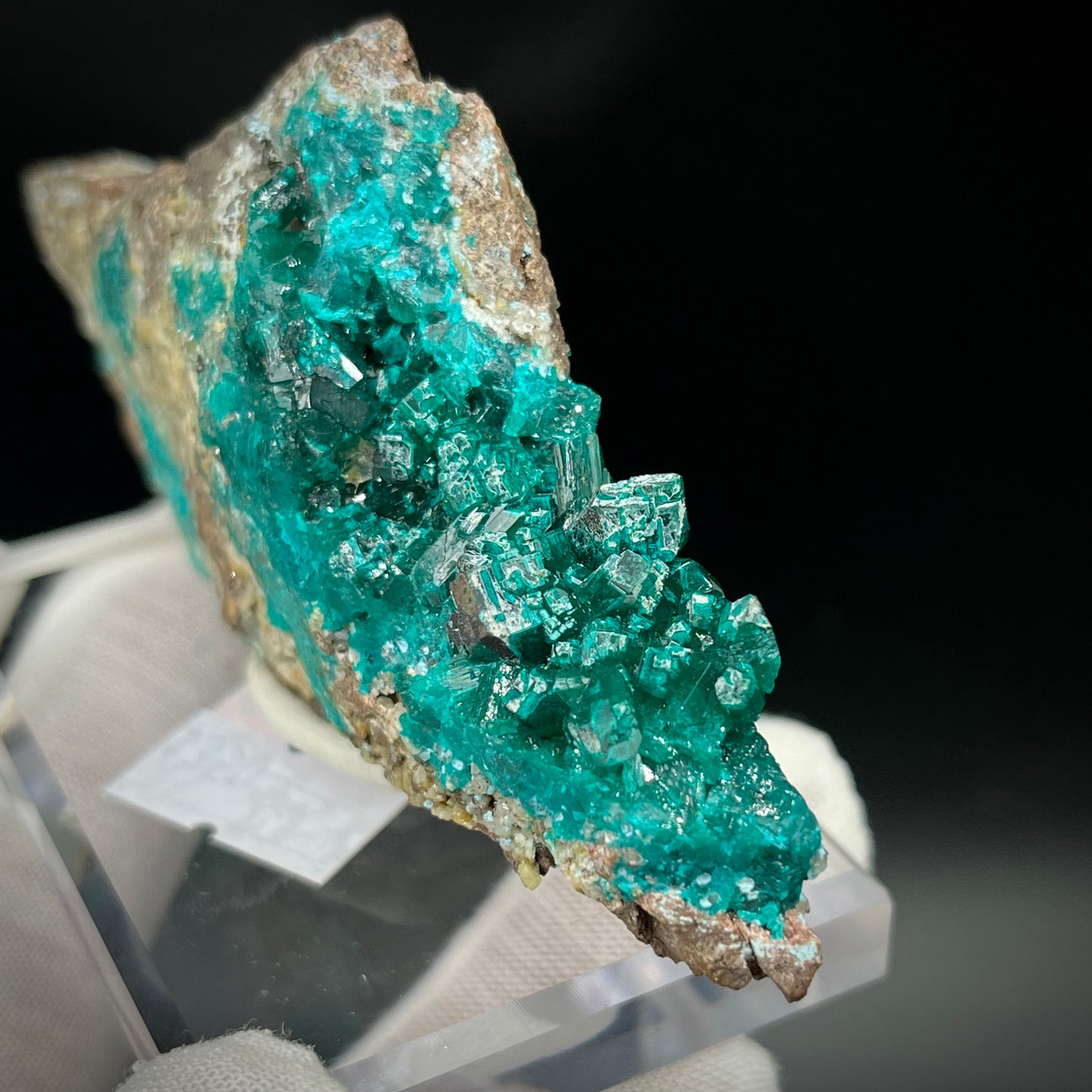 Natural Namibian Dioptase Crystal - Collector-Grade Specimen
