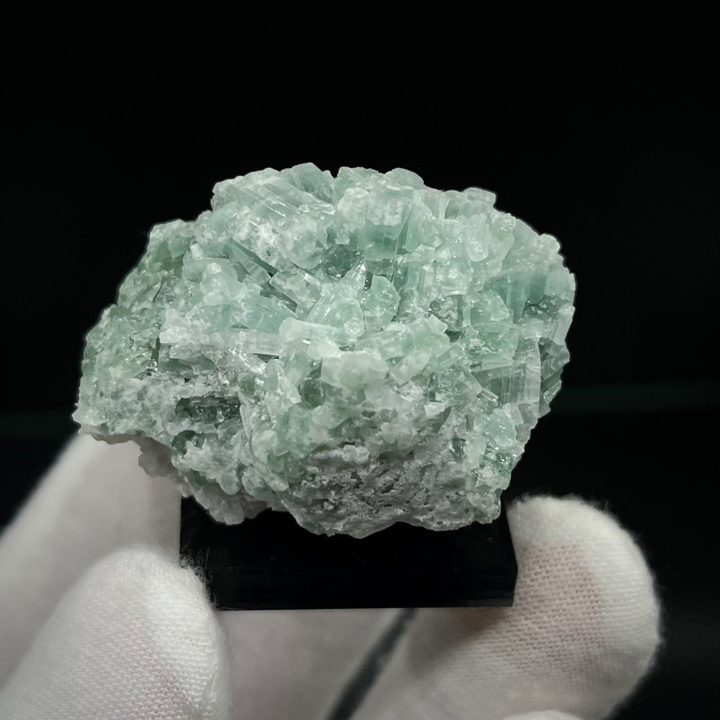 Natural Blue-Green Tourmaline on Quartz - Skardu, Pakistan Specimen