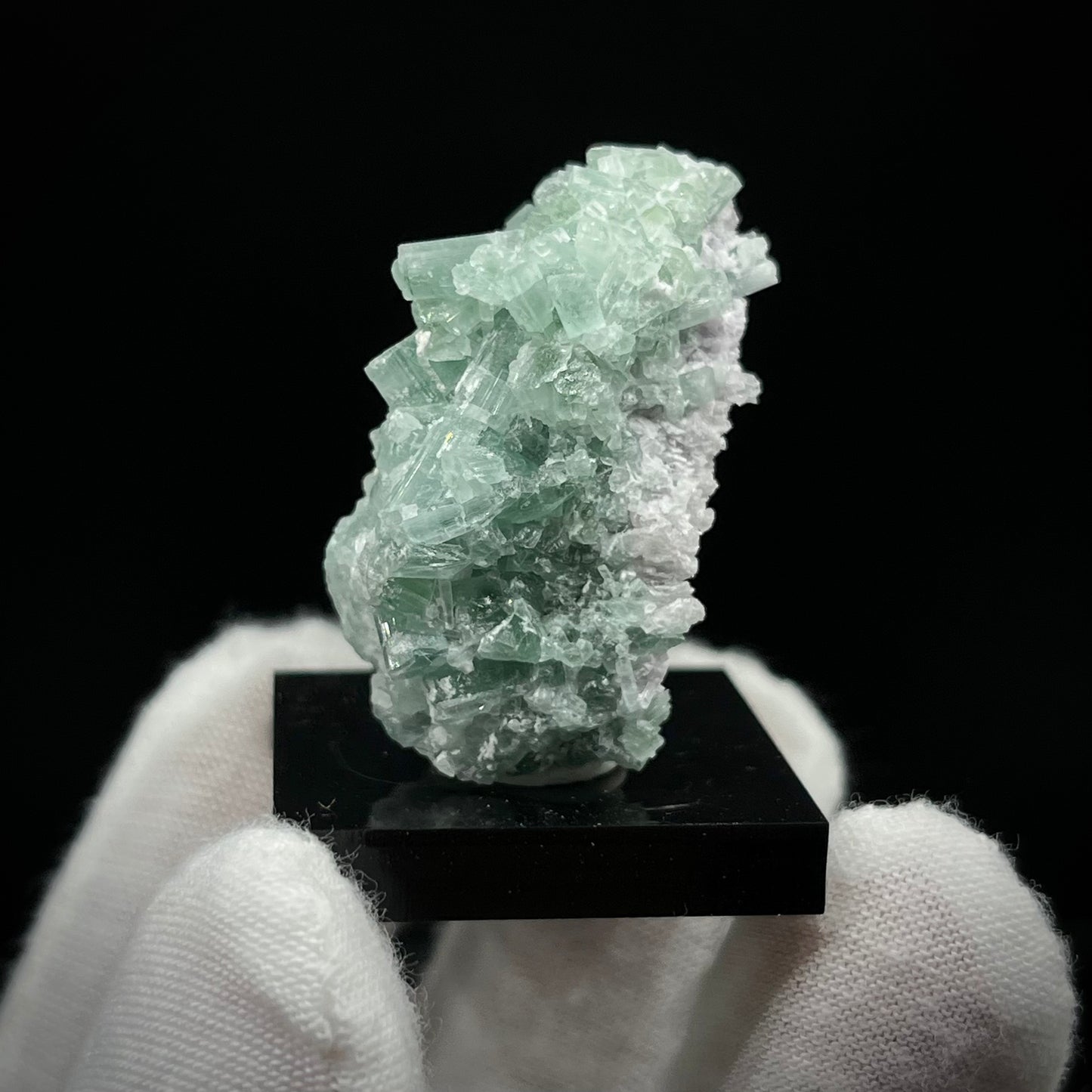 Natural Blue-Green Tourmaline on Quartz - Skardu, Pakistan Specimen