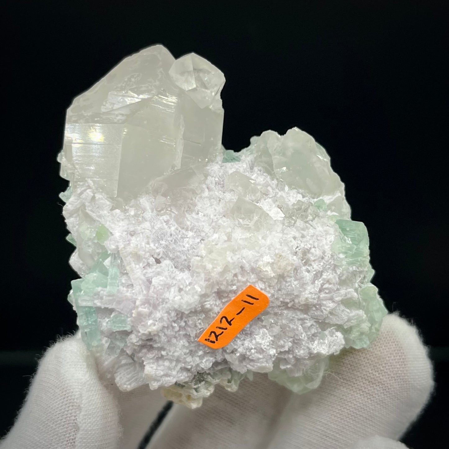 Natural Blue-Green Tourmaline on Quartz - Skardu, Pakistan Specimen