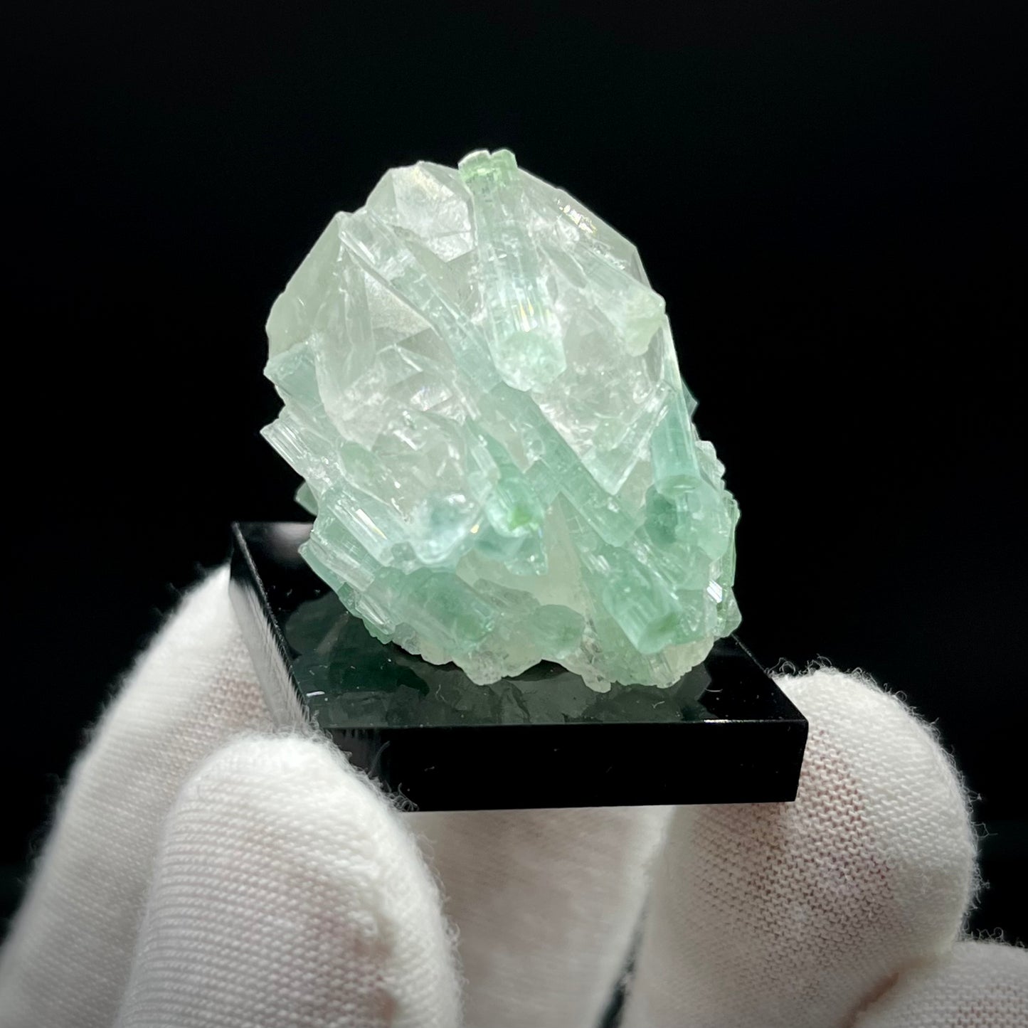 Natural Blue-Green Tourmaline on Quartz - Skardu, Pakistan Specimen