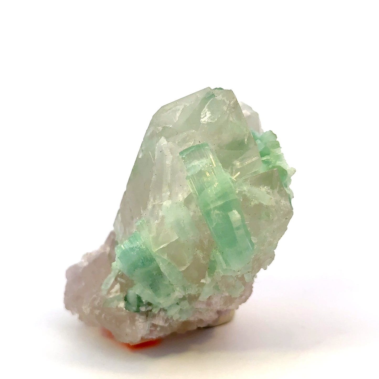 Natural Blue-Green Tourmaline on Quartz - Skardu, Pakistan Specimen