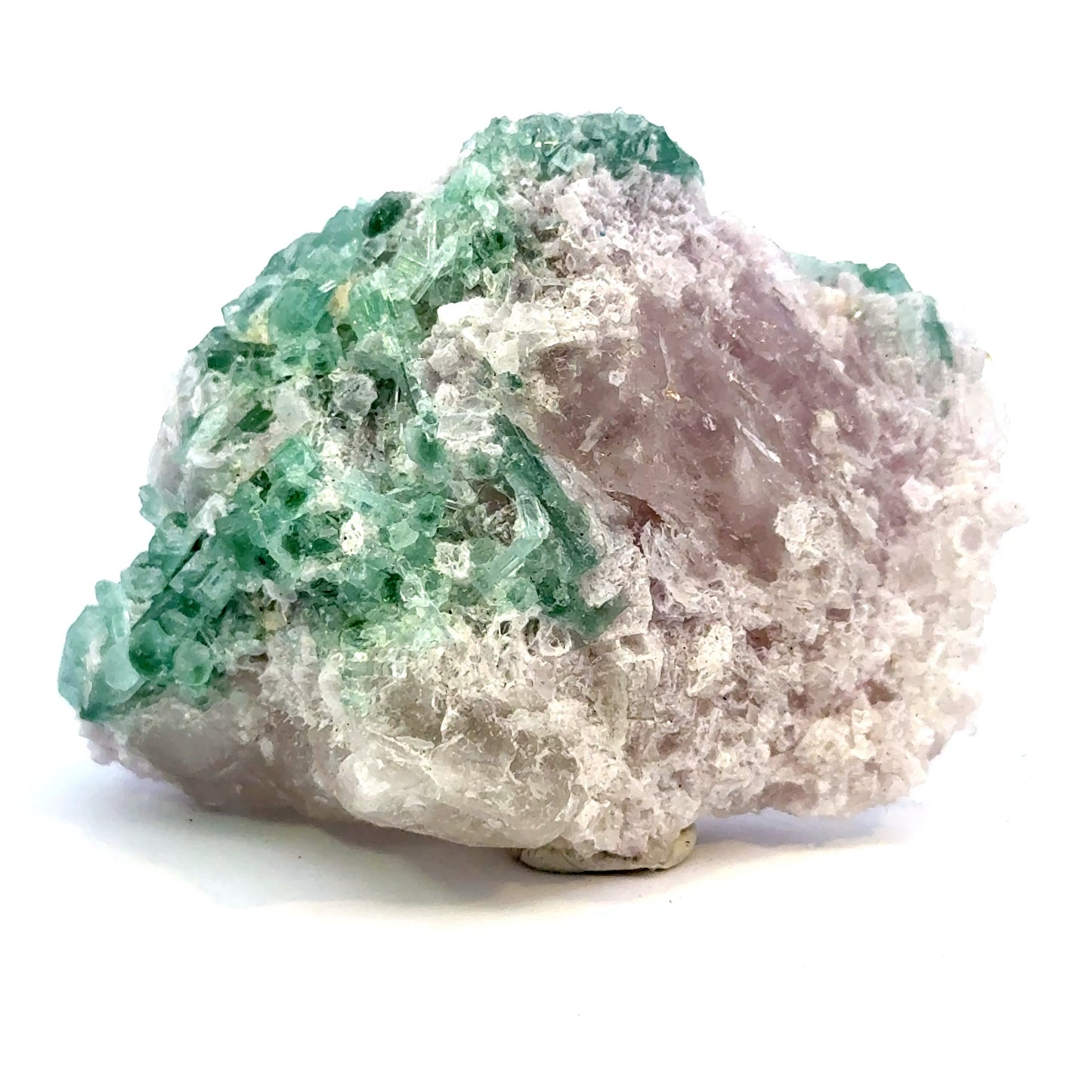 Natural Blue-Green Tourmaline on Quartz - Skardu, Pakistan Specimen