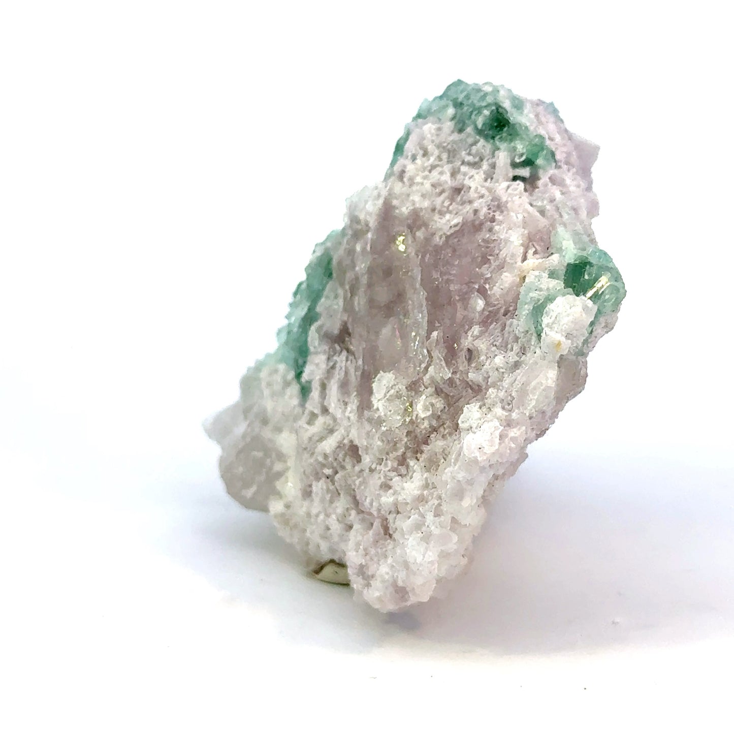 Natural Blue-Green Tourmaline on Quartz - Skardu, Pakistan Specimen