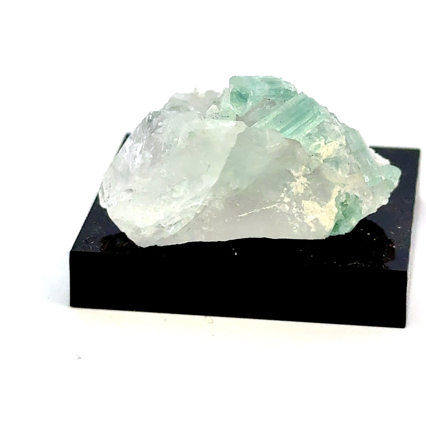 Natural Blue-Green Tourmaline on Quartz - Skardu, Pakistan Specimen