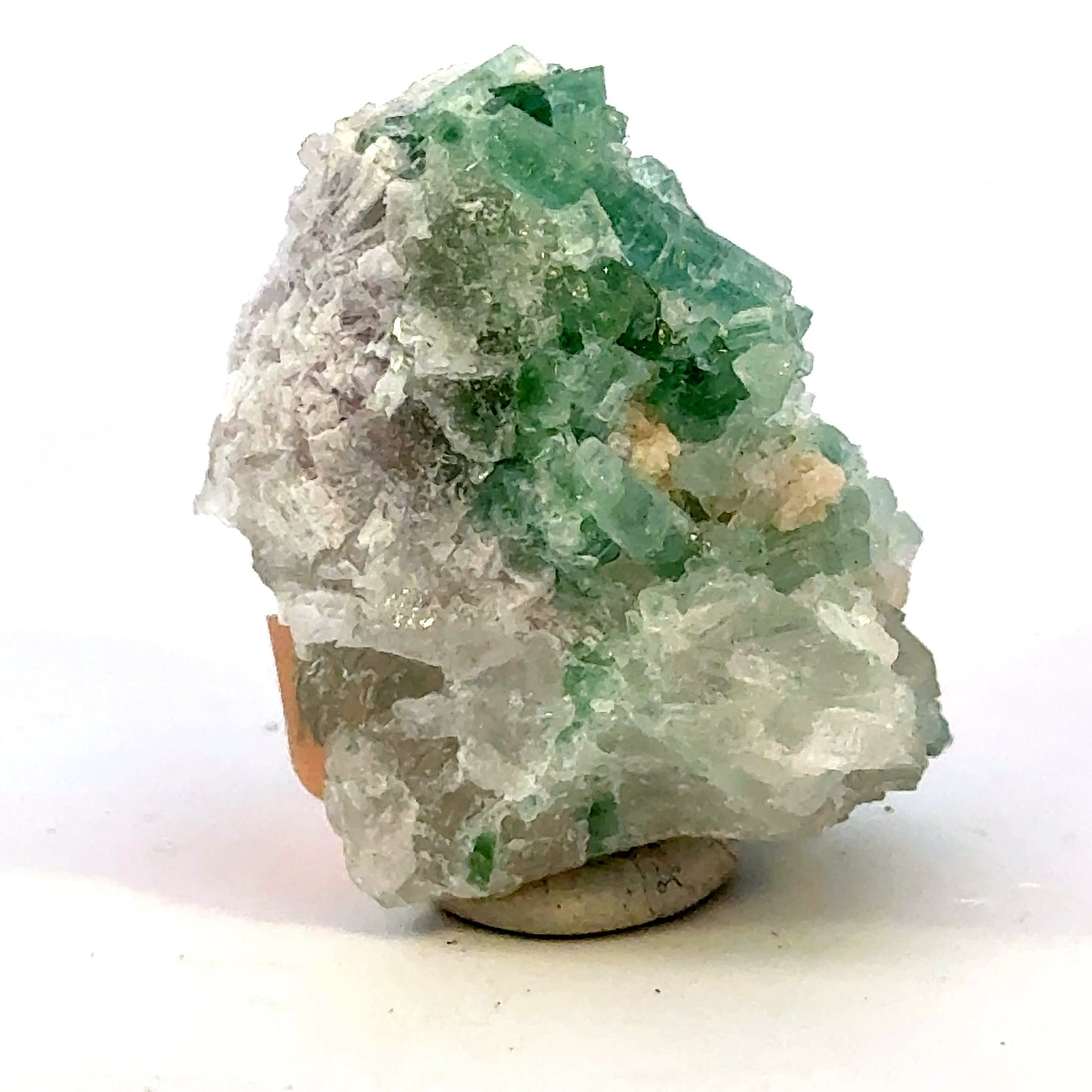 Natural Blue-Green Tourmaline on Quartz - Skardu, Pakistan Specimen