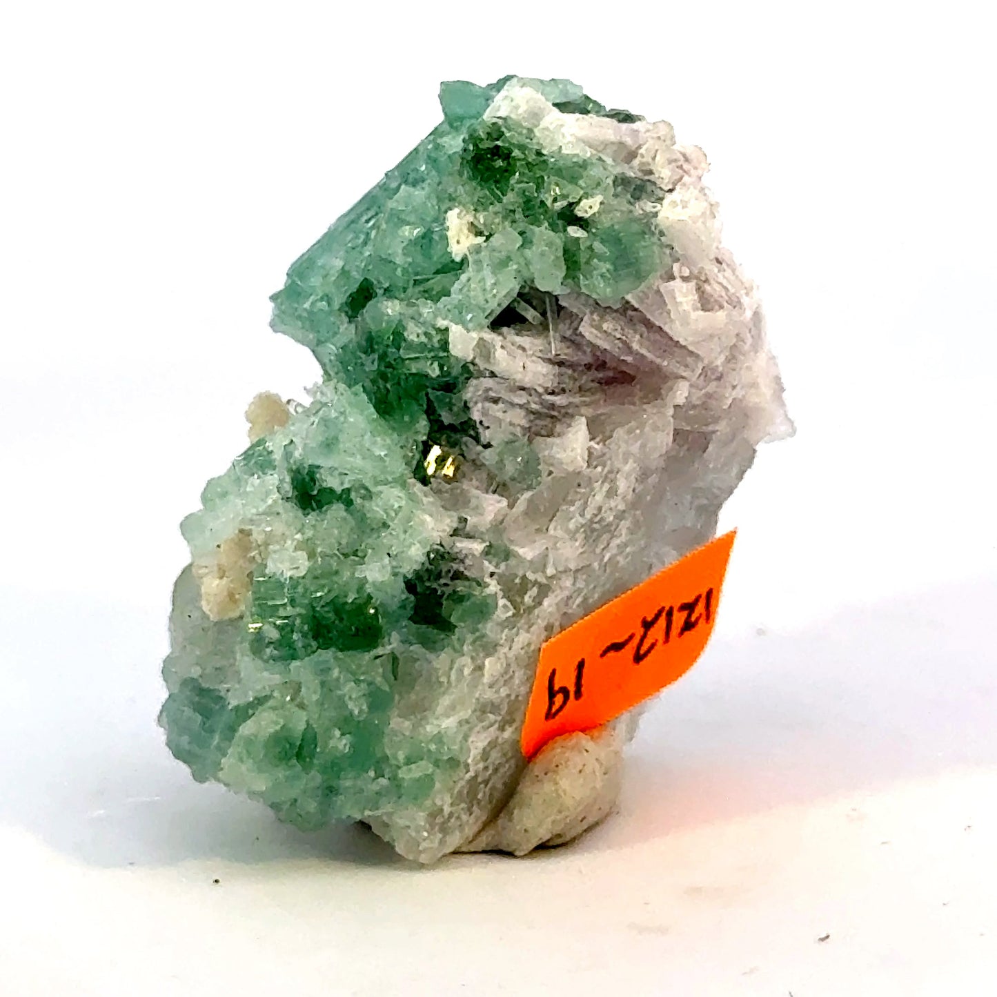 Natural Blue-Green Tourmaline on Quartz - Skardu, Pakistan Specimen