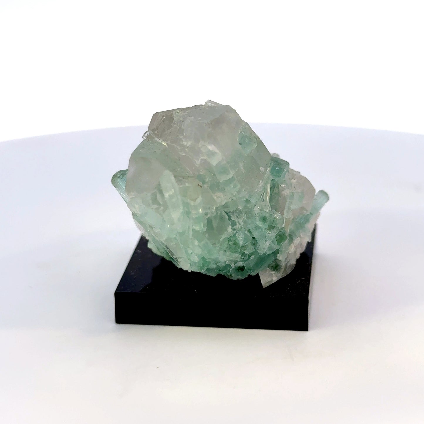 Natural Blue-Green Tourmaline on Quartz - Skardu, Pakistan Specimen