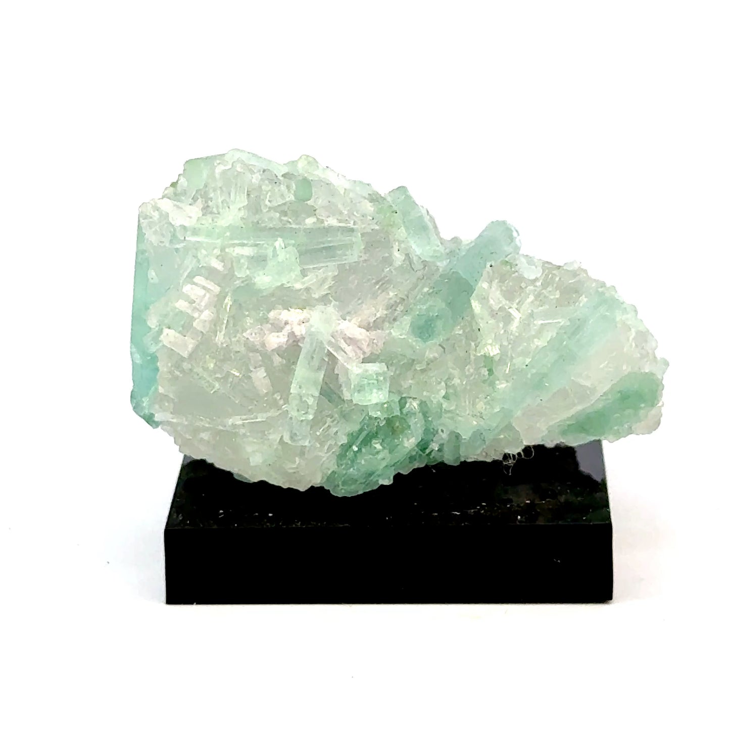 Natural Blue-Green Tourmaline on Quartz - Skardu, Pakistan Specimen